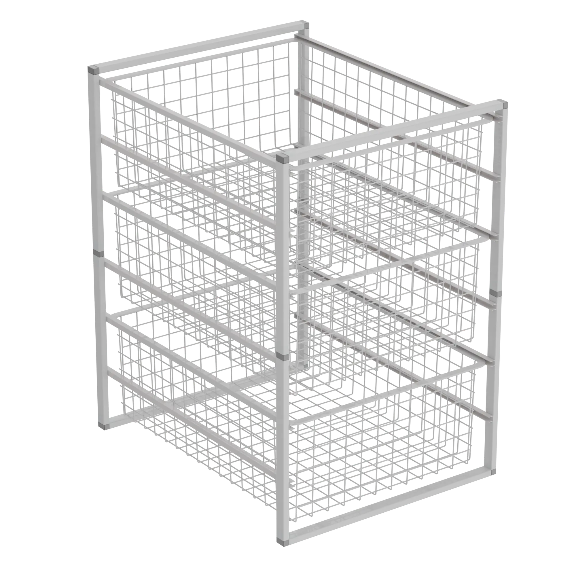 Zestaw koszy ARWN 545 x 435 x 630 mm biały Integri