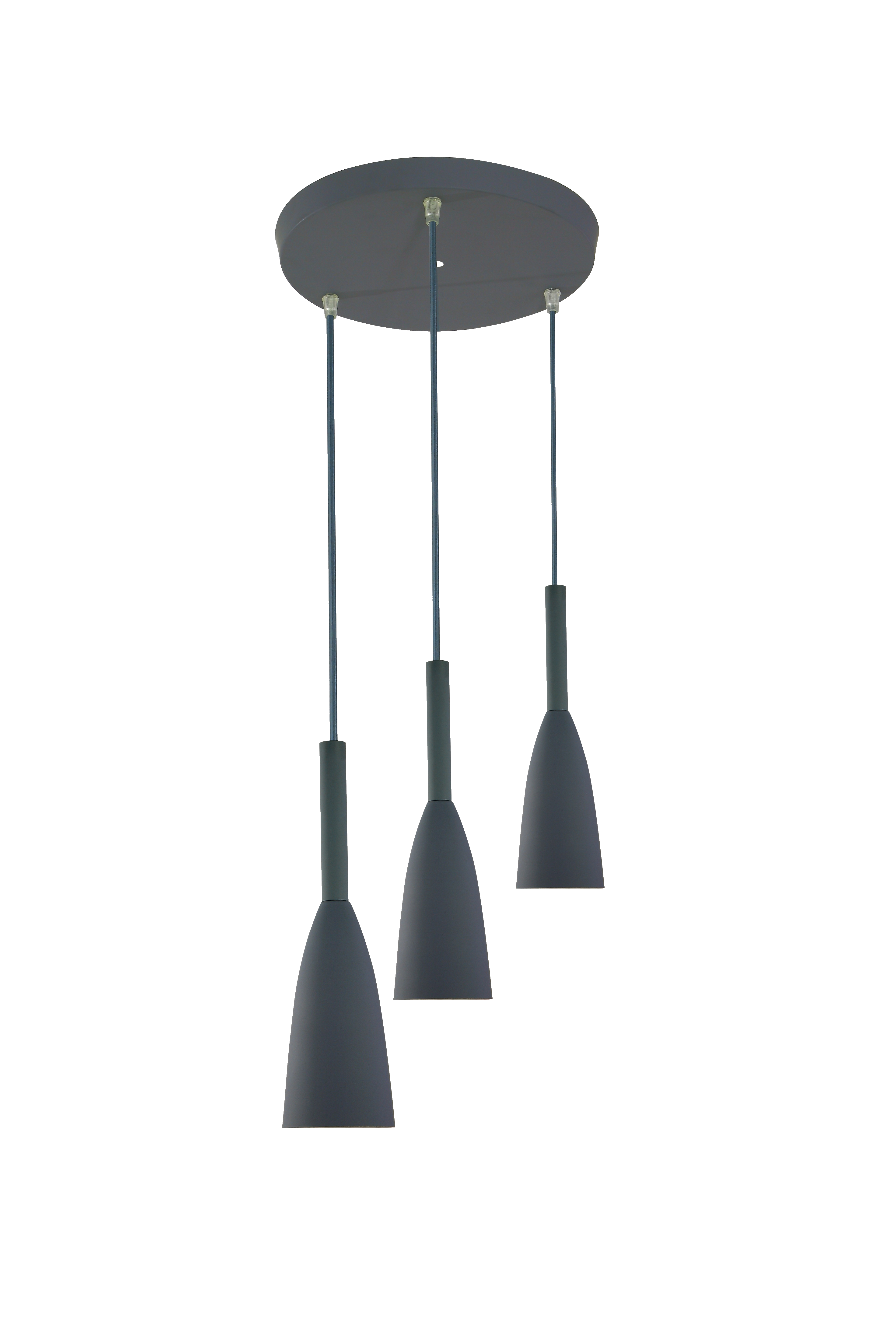 Lampa wisząca Solin szara E27 Light Prestige