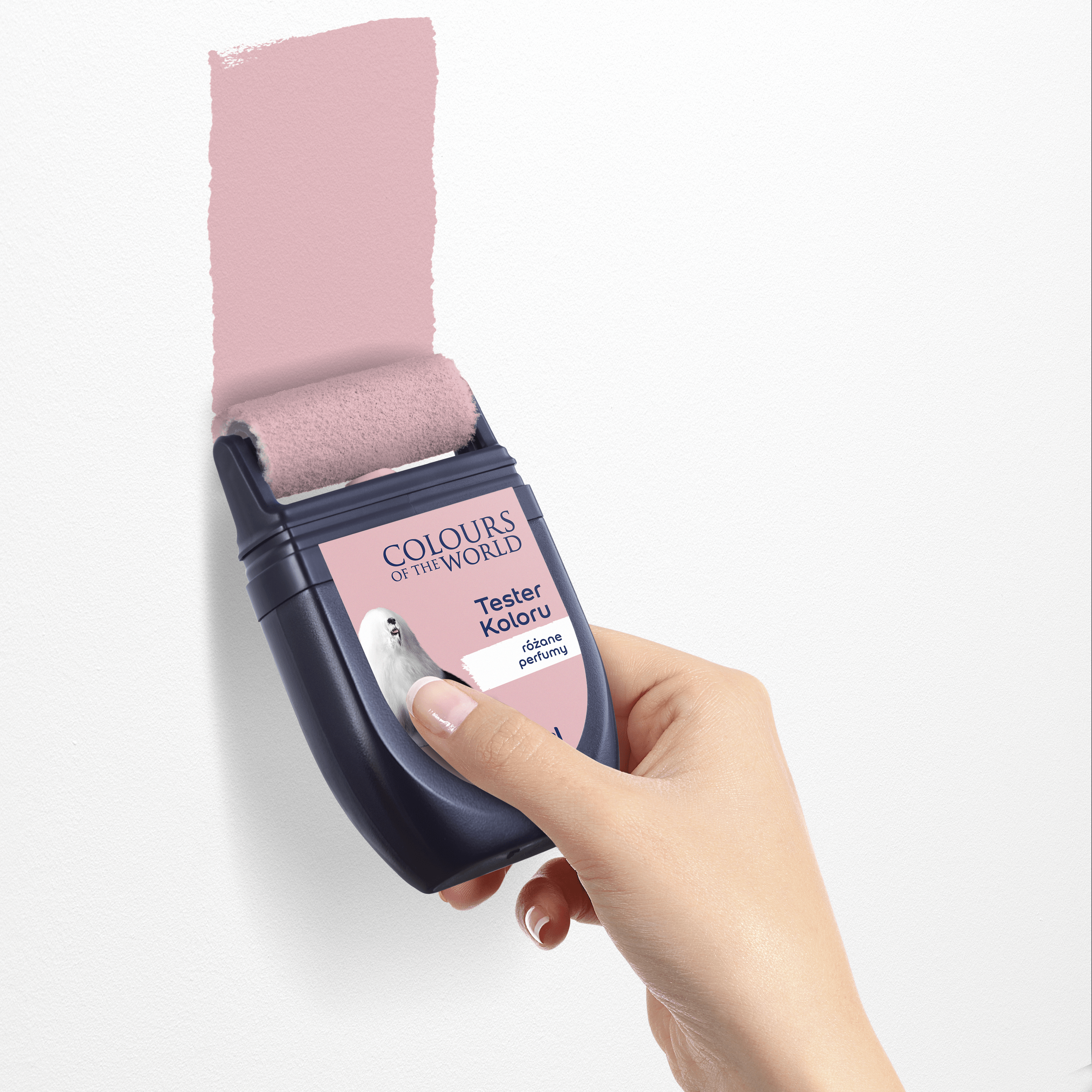 Tester farby Dulux Kolory świata Różane perfumy 30 ml - 3