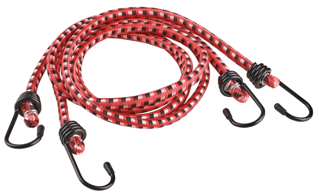 2 crochets métal plastifié STANDERS, Diam.8.0 mm x L.1 m x l.8 mm