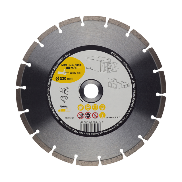 Disco de diamante para hormigón - ø230 mm