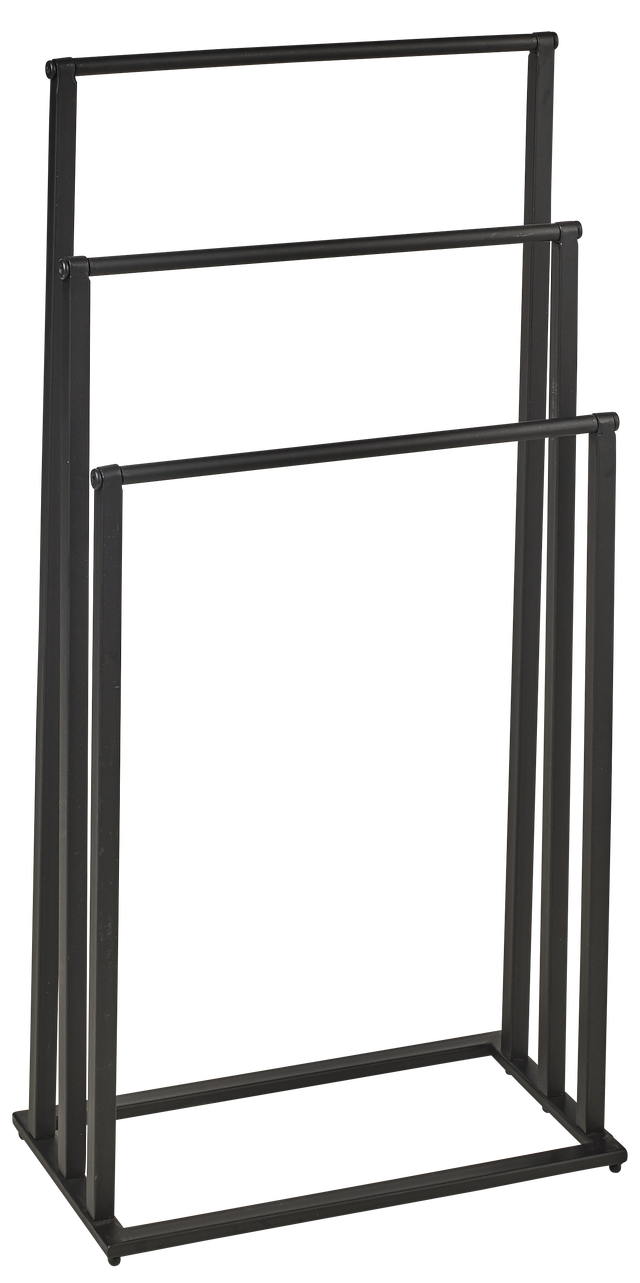 Stojak na ręcznik Czarny Evg Trade