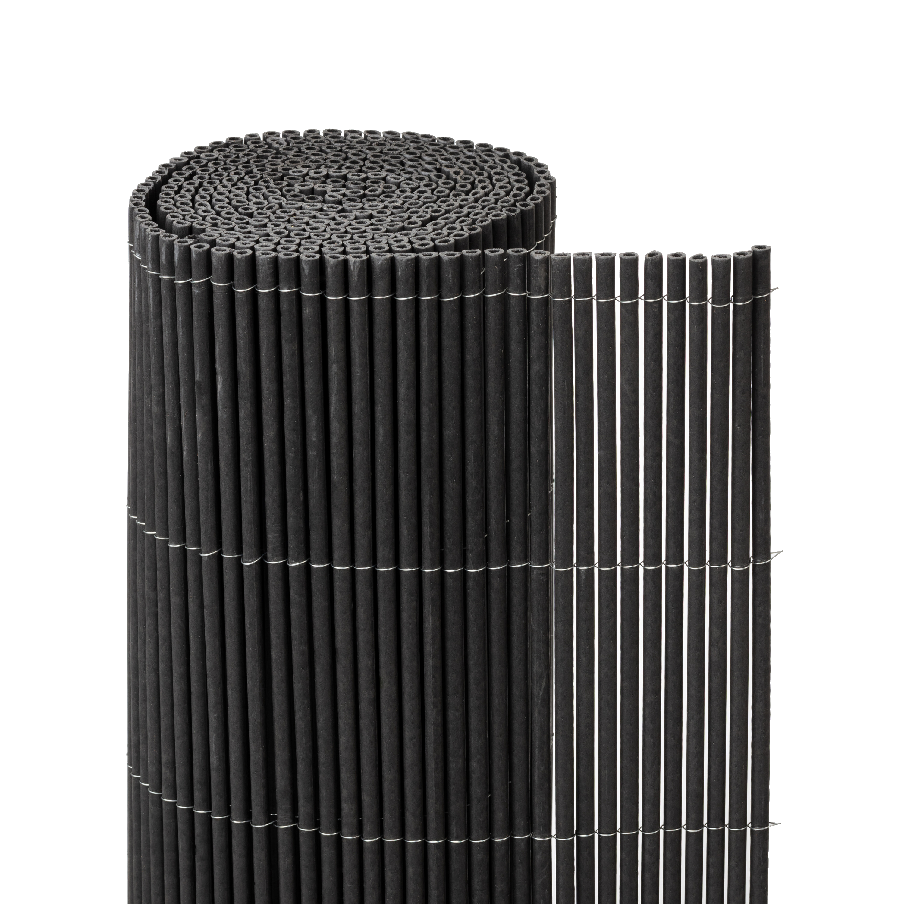 Osłona balkonowa 1.5x3 m kompozytowa antracytowa Naterial