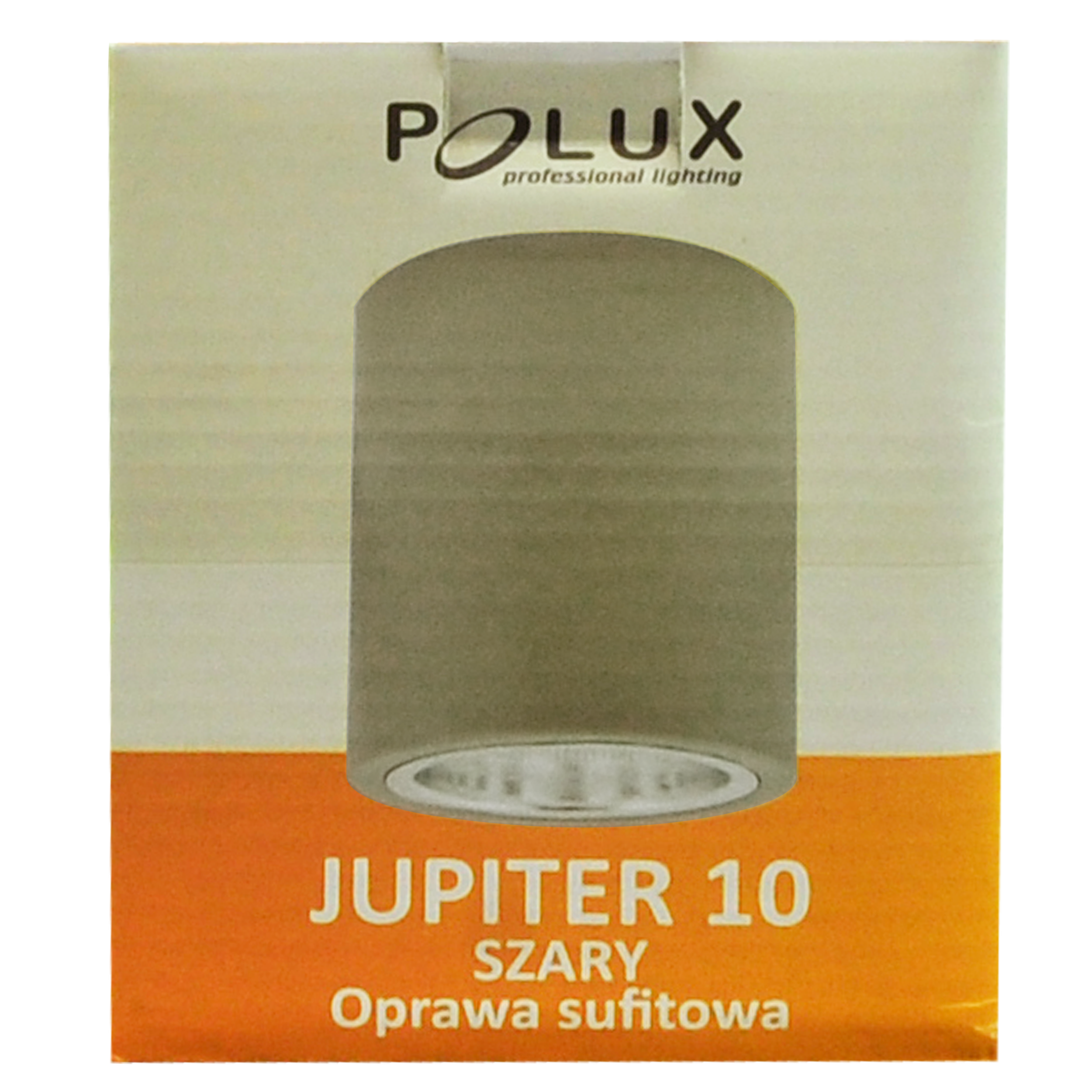 Oprawa natynkowa JUPITER śr. 10 cm szara POLUX - 6