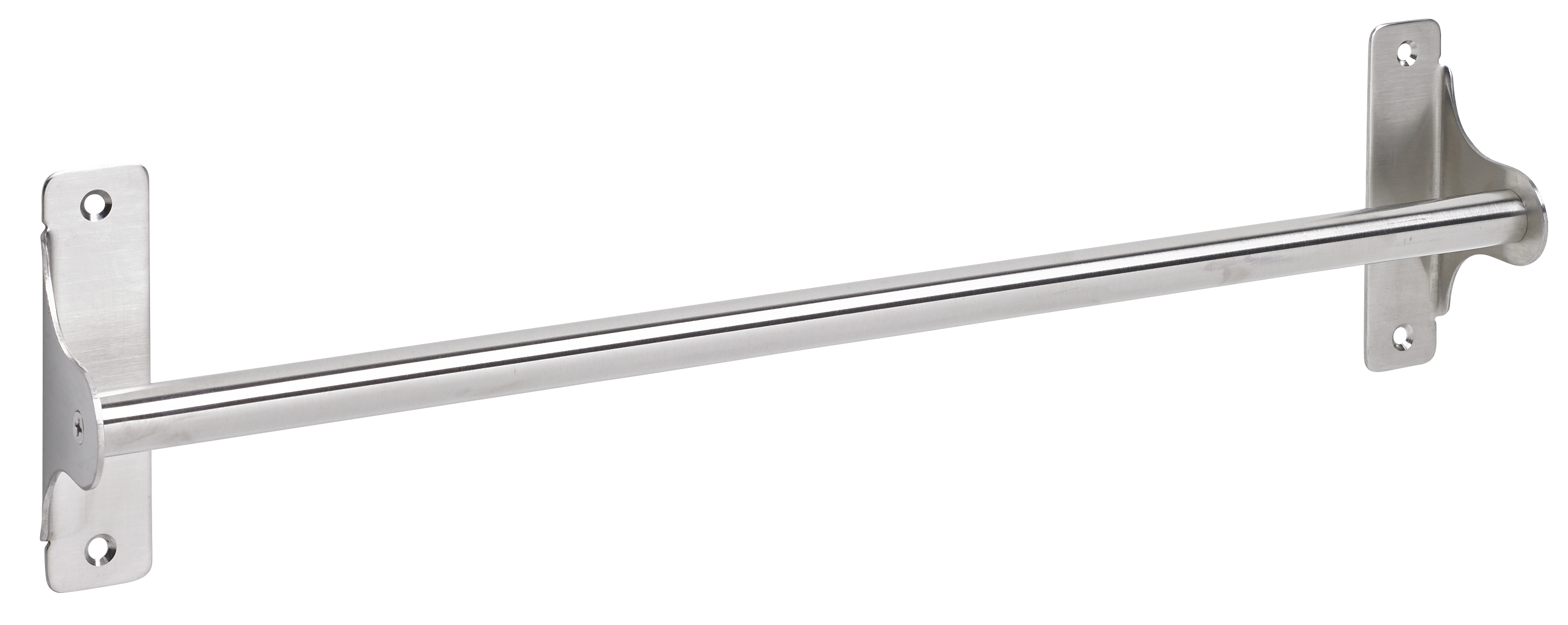 Toallero atornillar loft plata cromado brillante 45x11 cm