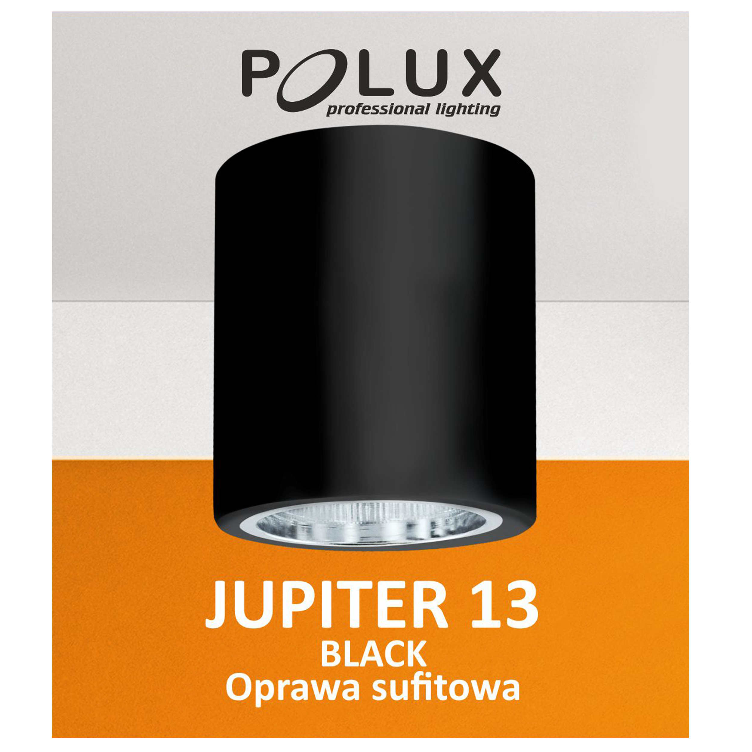 Oprawa natynkowa JUPITER śr. 13 cm czarna POLUX - 3