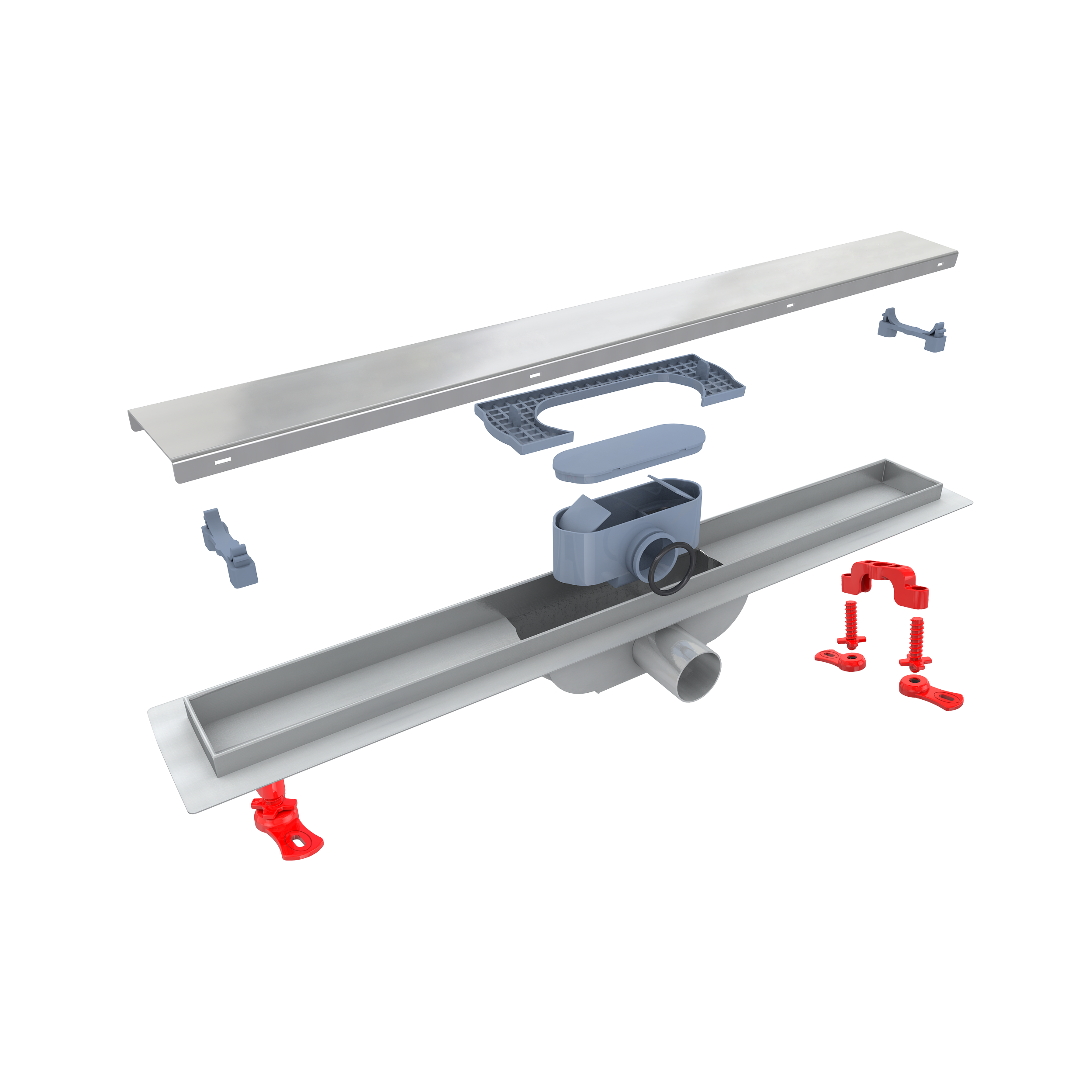 Odpływ liniowy INOX 600 ALFA LINEAR - 8