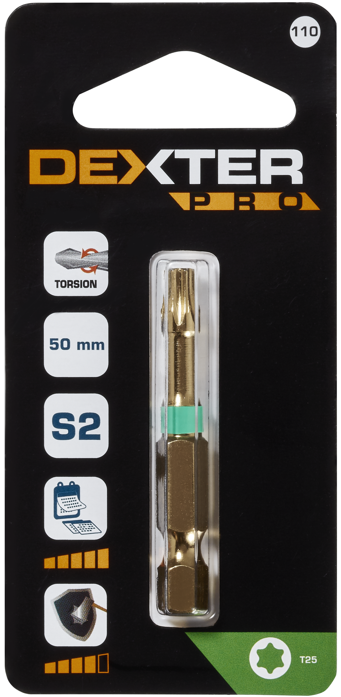 Bit skrętny T25 50 mm DEXTER PRO - 4