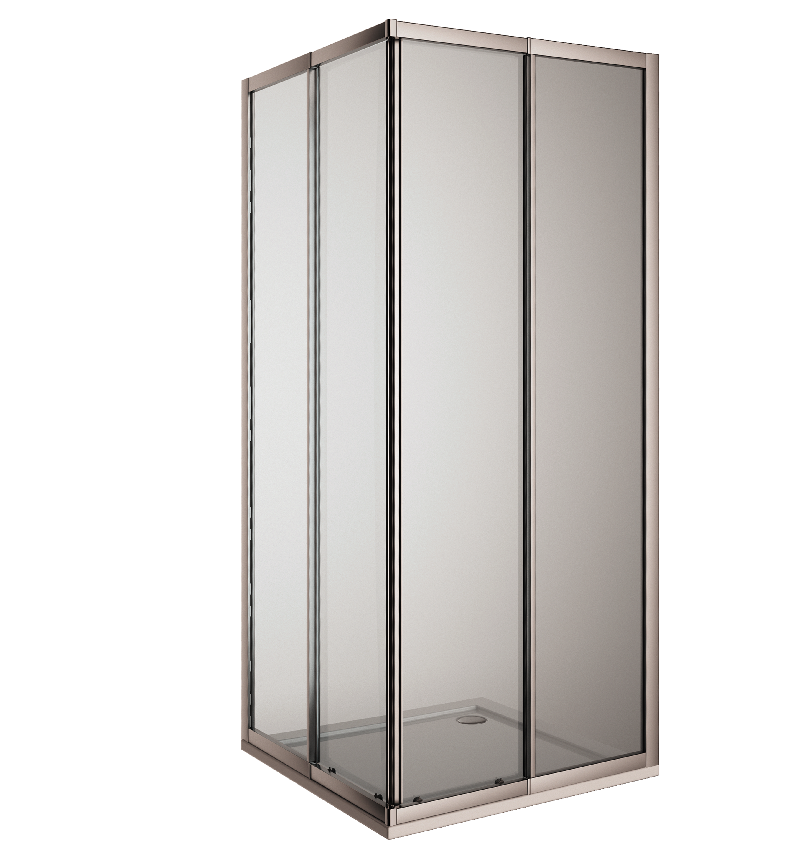 Brodzik kwadratowy Sensea Ipsilon 80 × 80 x 5 cm biały gładki - 7