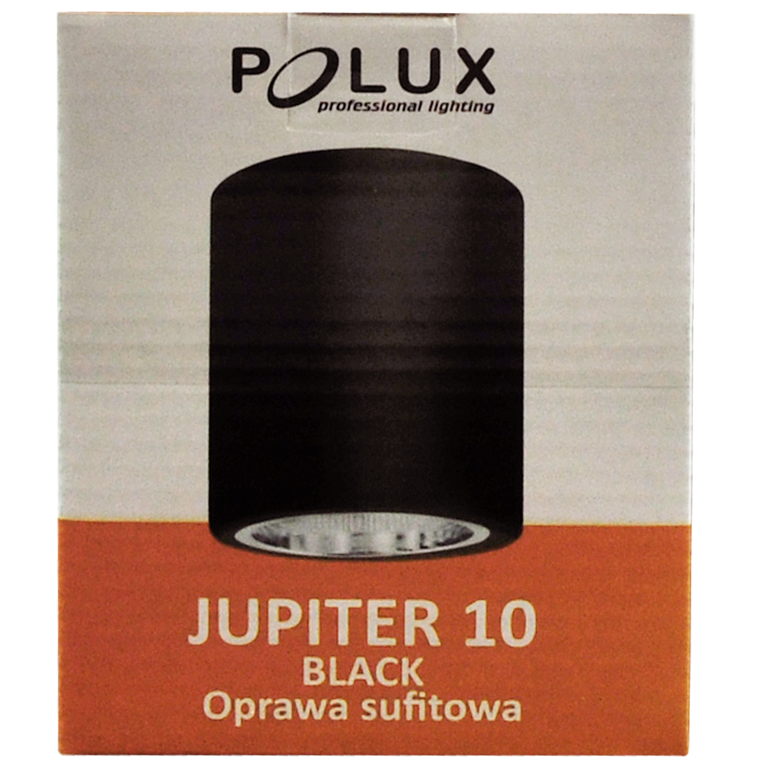 Oprawa natynkowa JUPITER śr. 10 cm czarna POLUX - 6