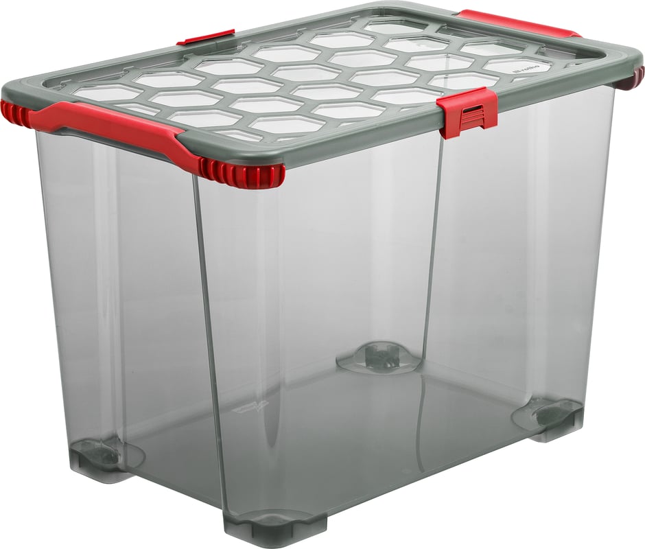 Pojemnik Evo z kółkami 65 l 59 x 39.5 x 41.2 cm Rotho