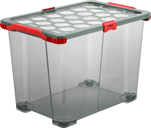 Pojemnik Evo z kółkami 65 l 59 x 39.5 x 41.2 cm Rotho
