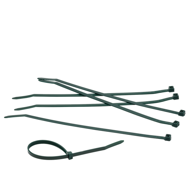 Set di fascette a collare verde 50 pezzi