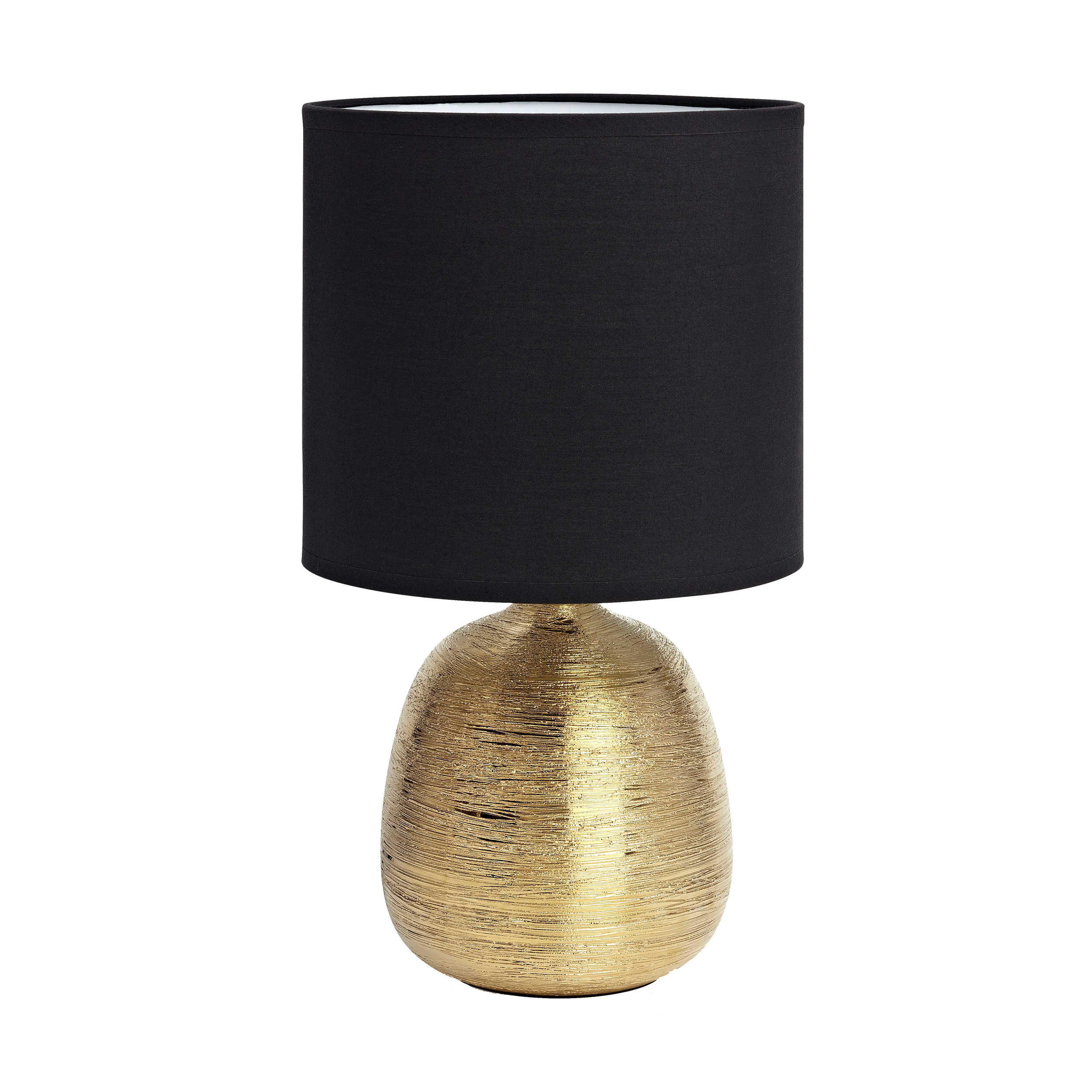 Lampa stołowa OSCAR czarno-złota E27 MARKSLOJD