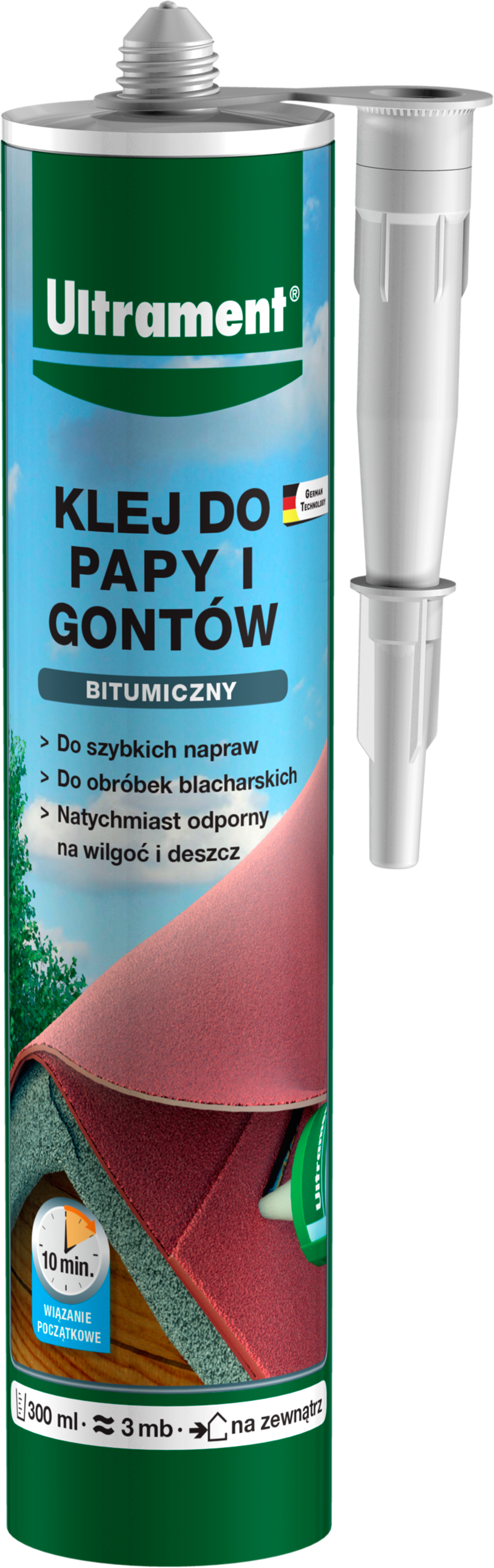 Klej bitumiczny do papy i gontów 300 ml Ultrament