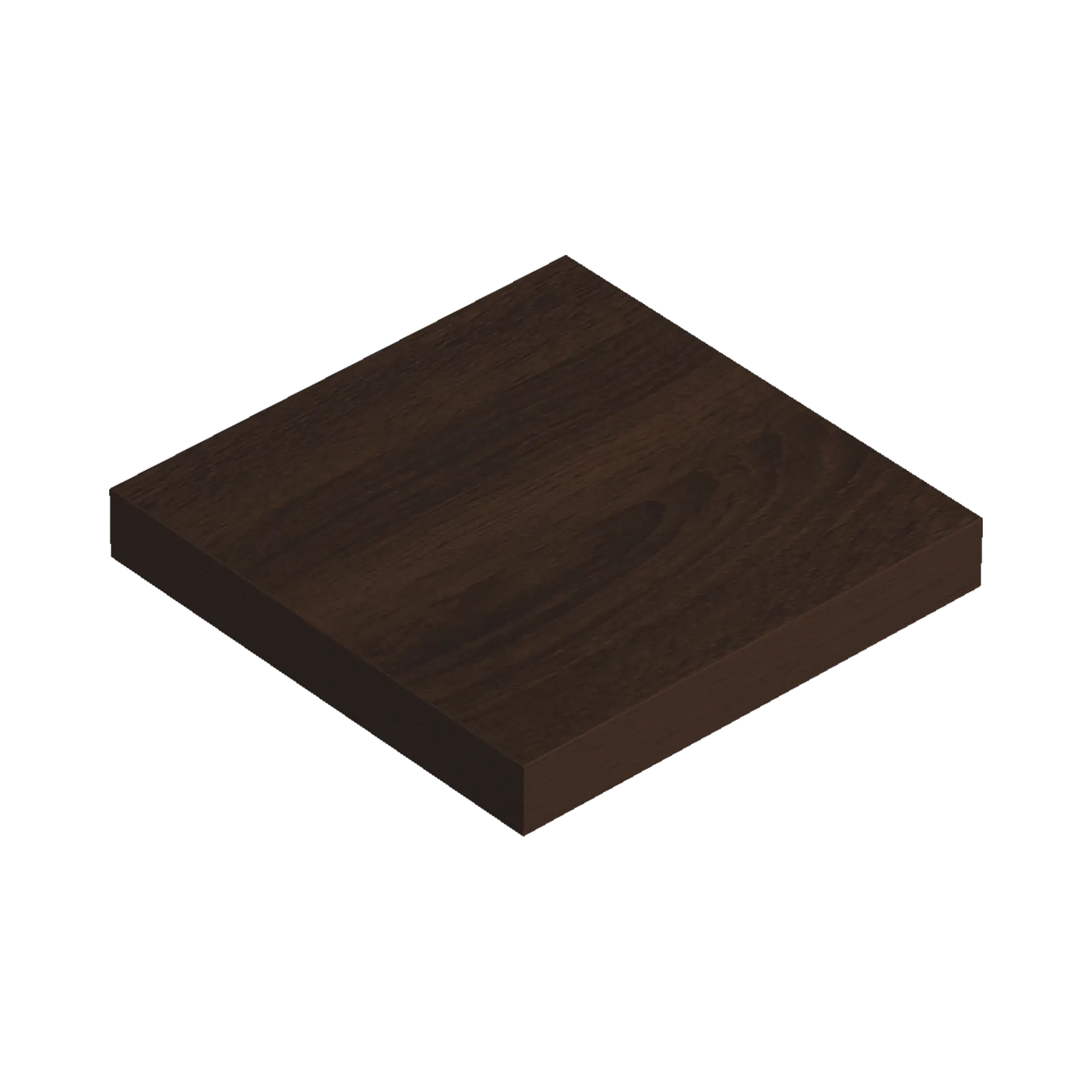 Półka ścienna samowisząca komorowa wenge 3.8x23.5x23.5 cm velano