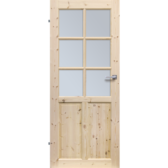 Drzwi wewnętrzne drewniane pokojowe Londyn Lux 80 Lewe Radex