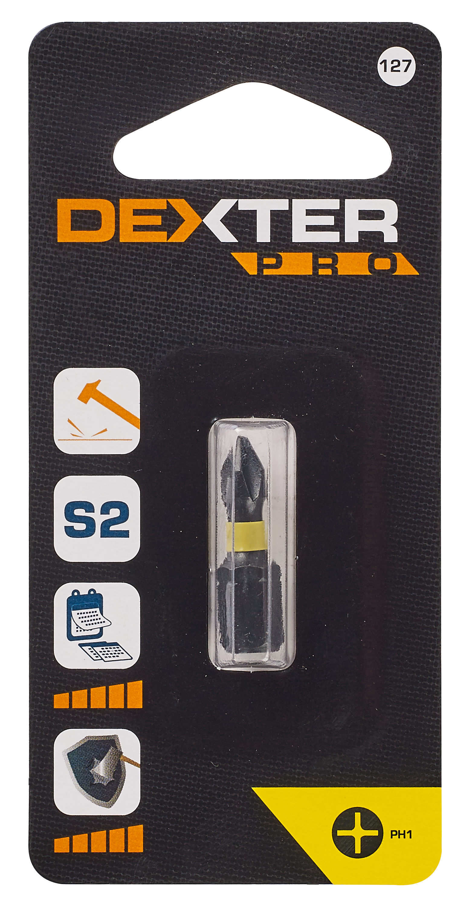 Bit udarowy PH1 25 mm DEXTER PRO - 4