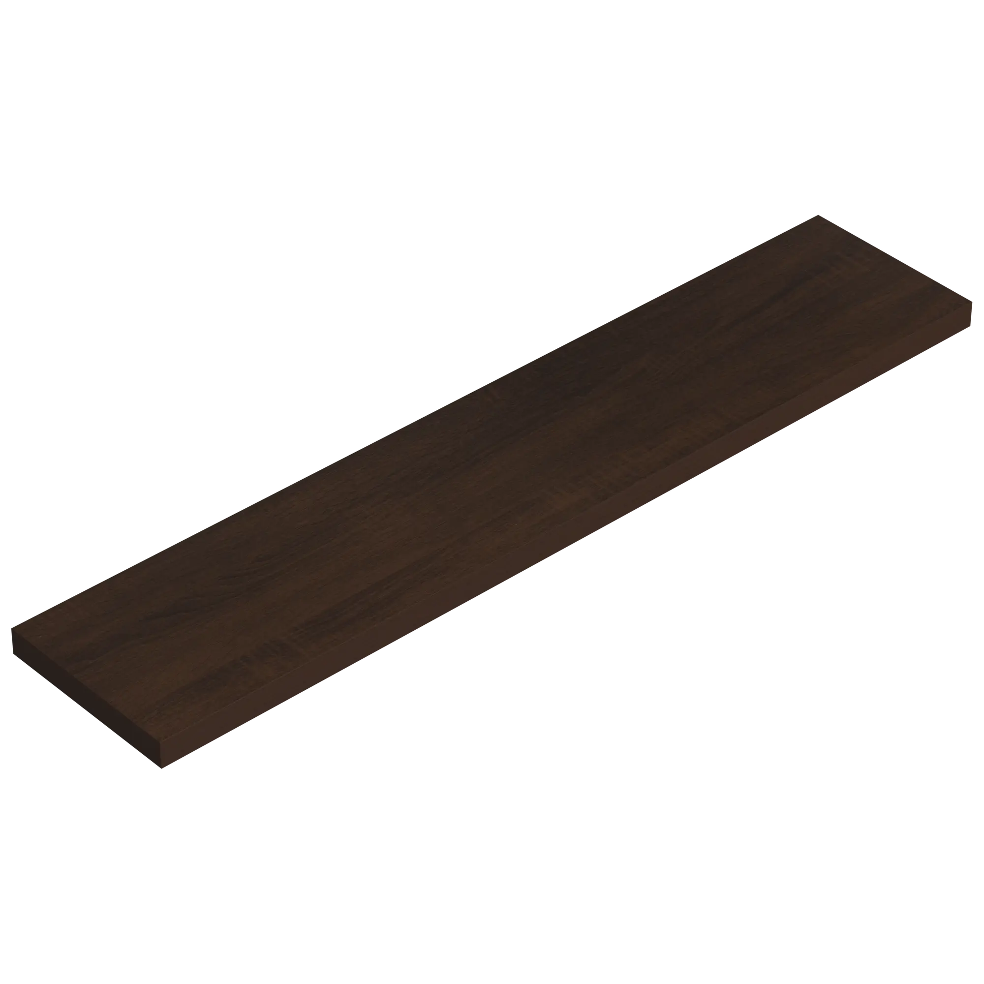 Półka ścienna samowisząca komorowa wenge 3.8x23.5x118 cm velano