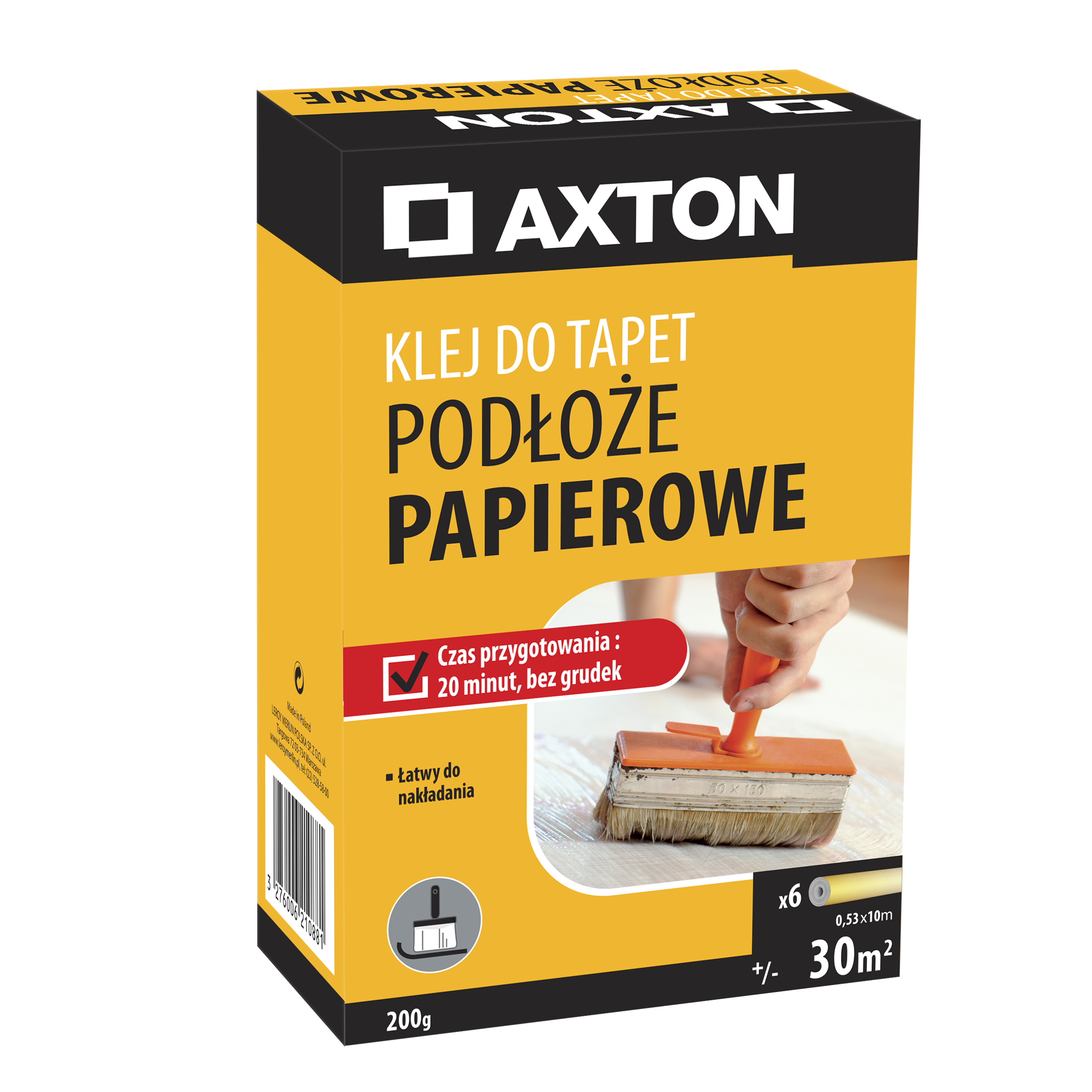 Klej Do Tapet Domowej Roboty Klej do tapet papierowych 200 g Axton - Leroy Merlin