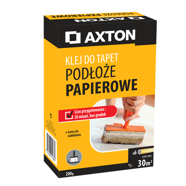 Klej do tapet papierowych 200 g Axton