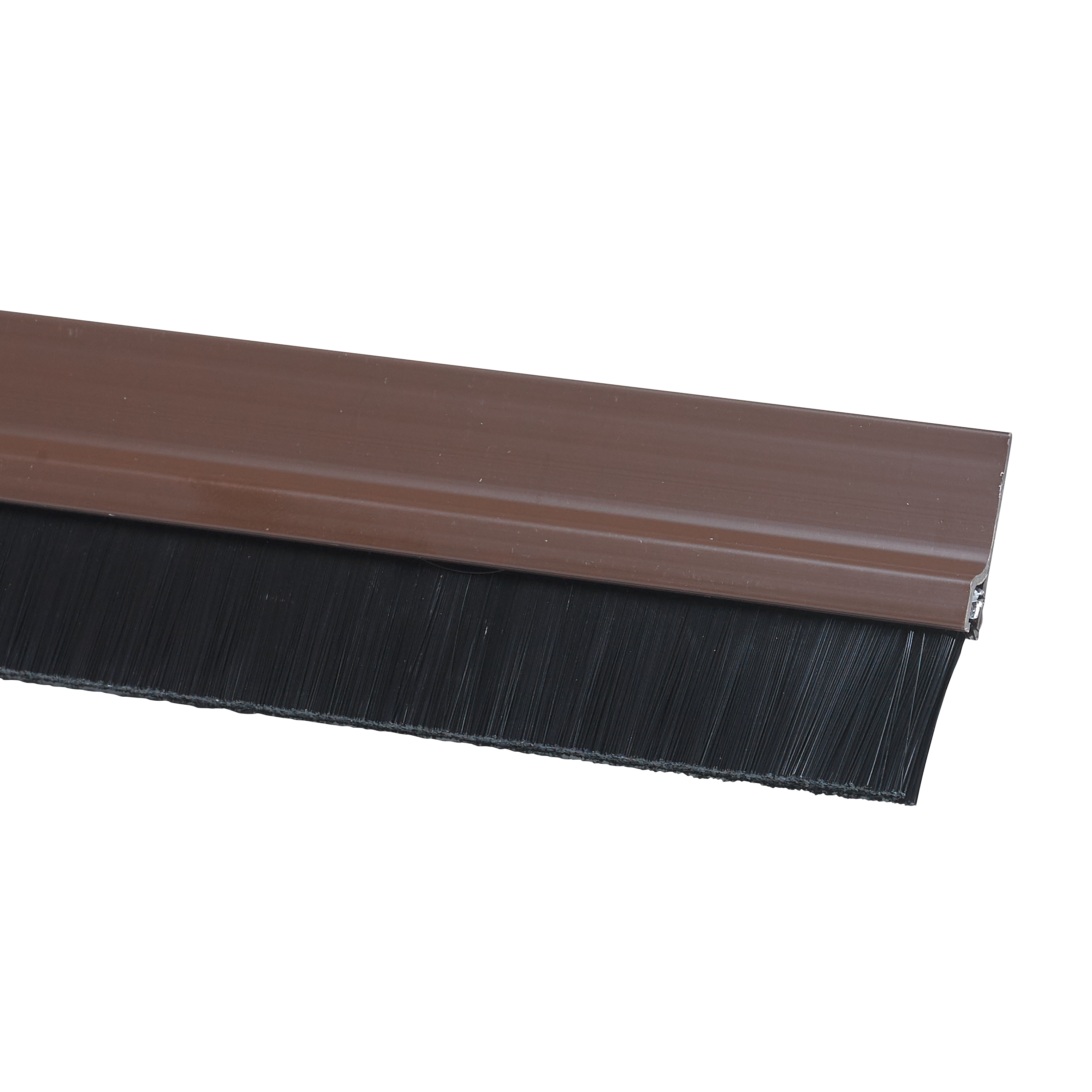 Burlete de puerta interior AXTON adhesivo en color marrón, 20 mm de espesor x 4.5 cm de altura x 100 cm de longitud. Perfil junta plano. Recortable. Tipo de instalación encolado. - 2