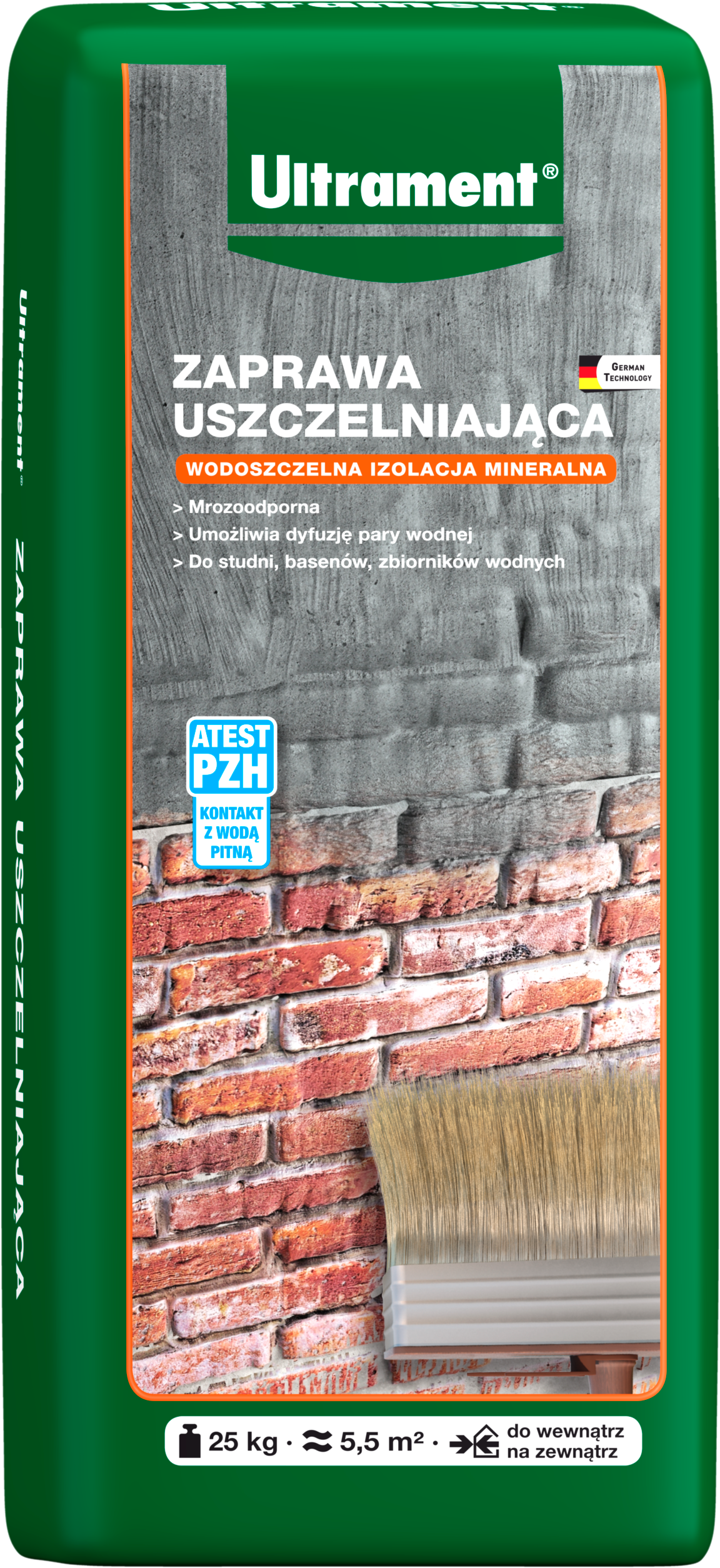 Zaprawa uszczelniajaca wodoszczelna Ultrament
