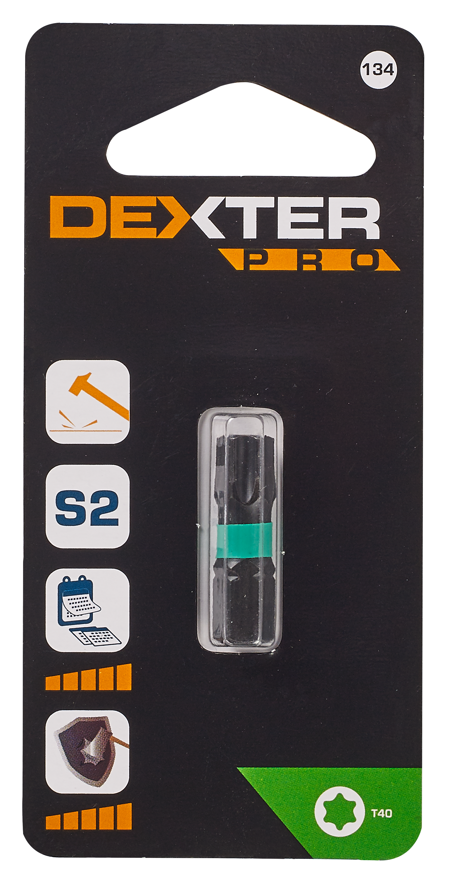 Bit udarowy T40 25 mm 1 szt. DEXTER PRO - 5