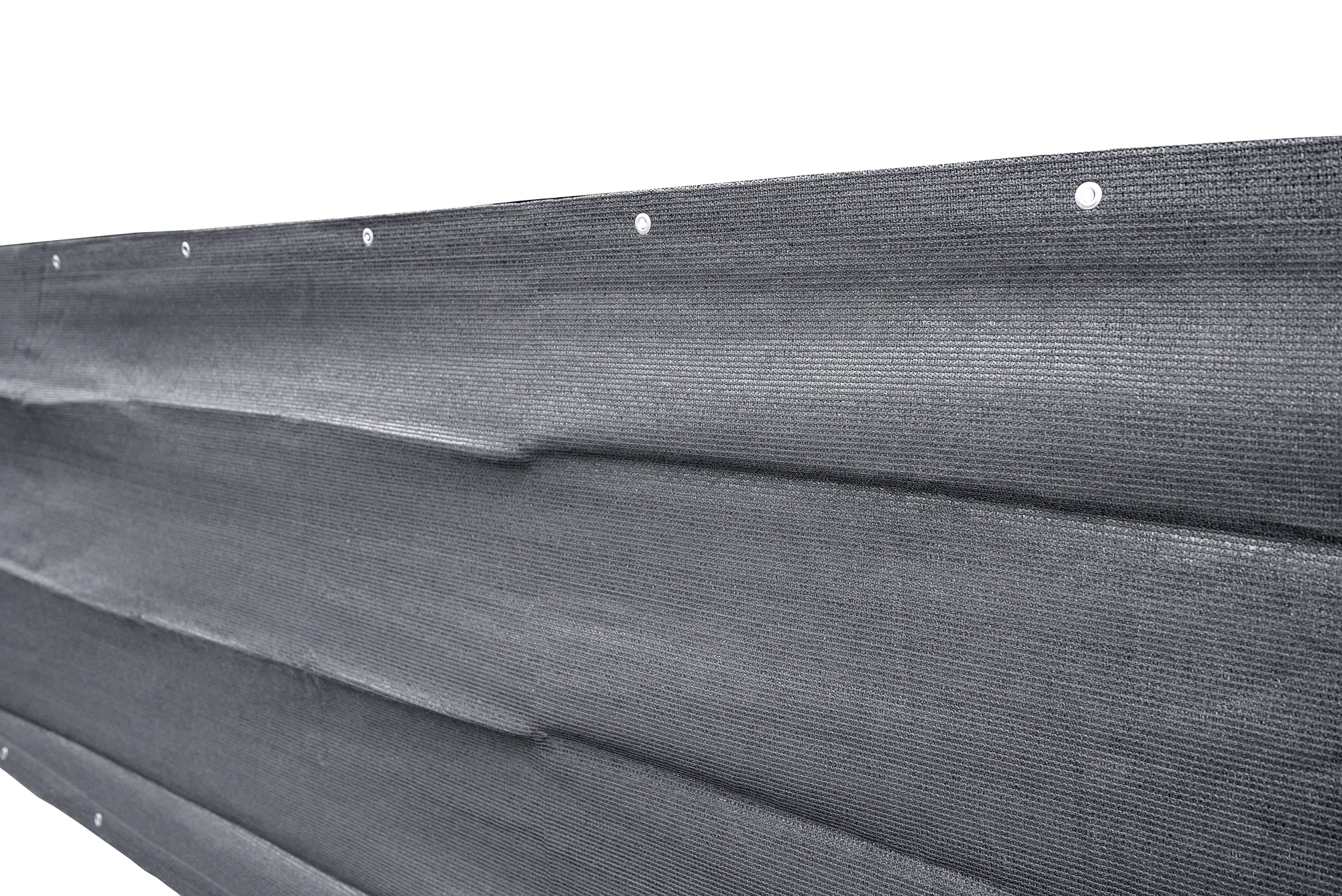 Osłona balkonowa oczkowana Deco 0.8x5 m 180g/m2 grafit Lustan - 3