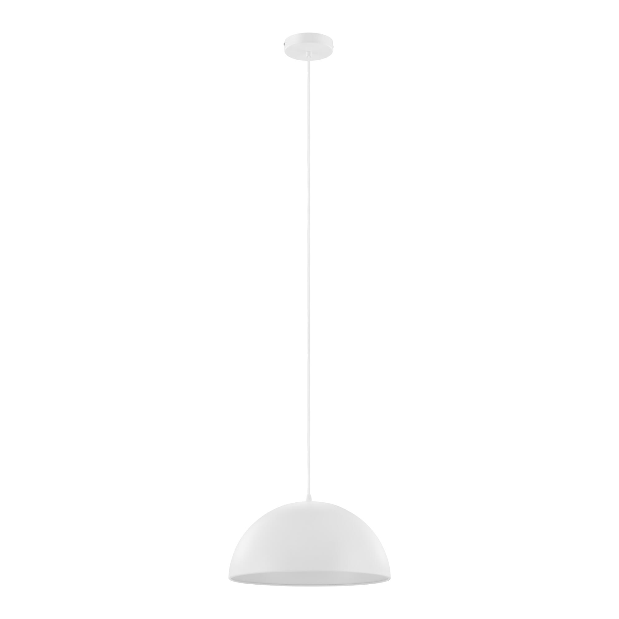Lámpara de techo inspire cedar blanca 1 luz e27 38 cm
