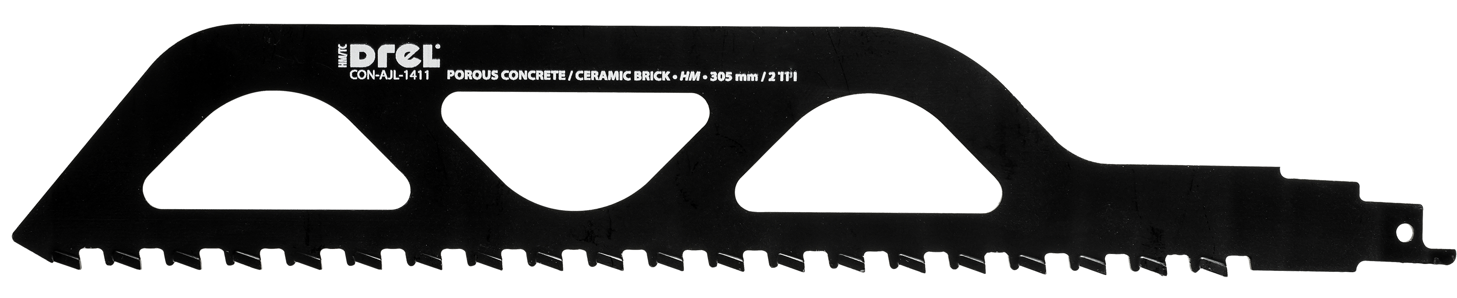 Brzeszczot do piły szablastej do cegły 305x50x1.5 mm Drel