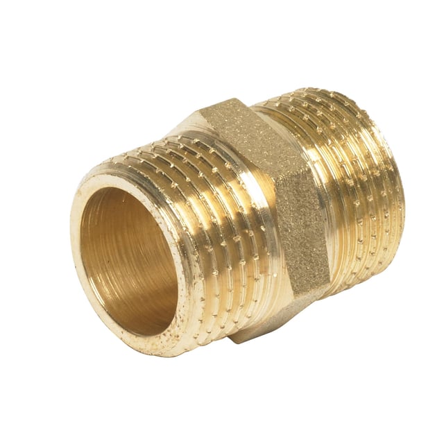 Machón de latón M 3/8 - M3/8 R-R