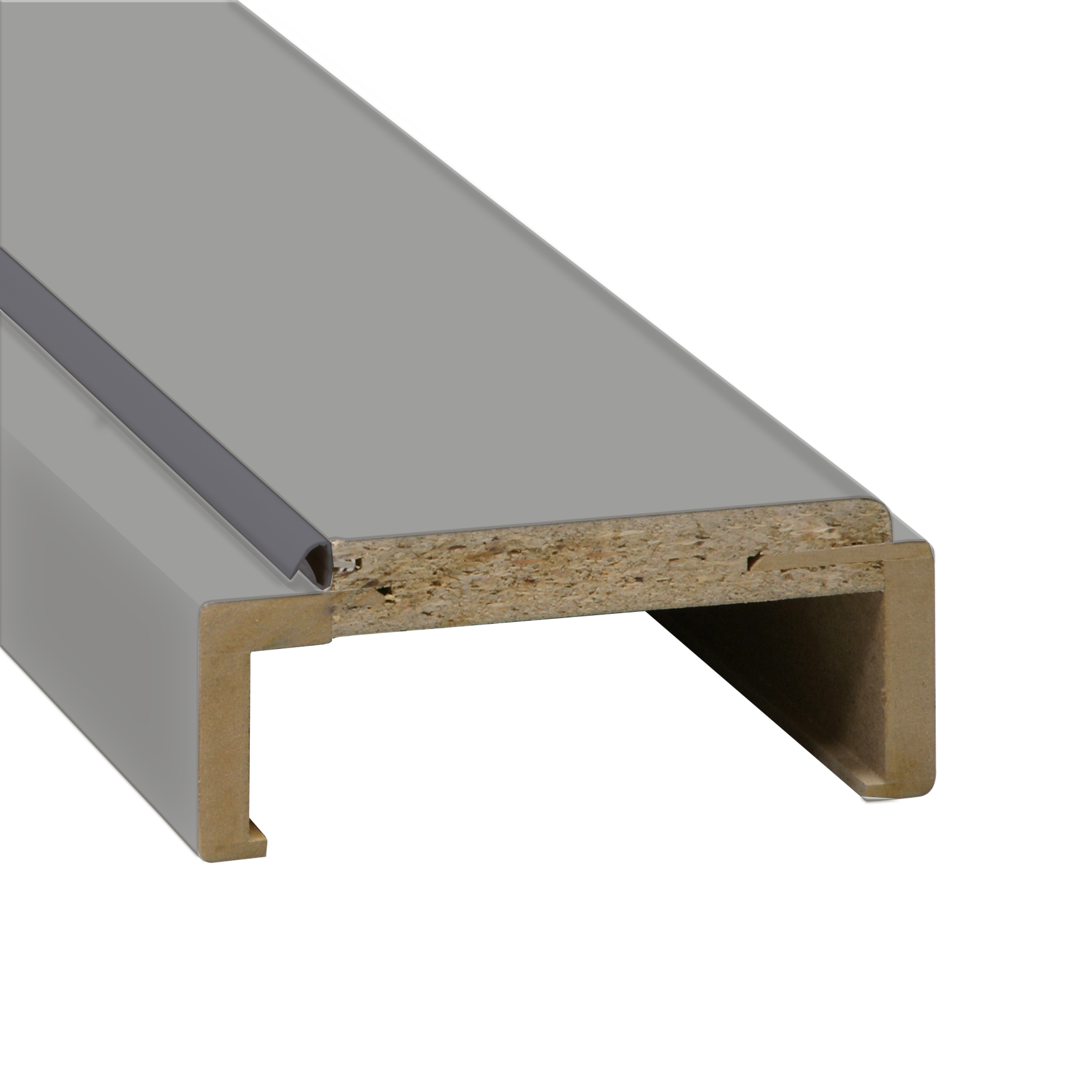 Belka górna ościeżnicy regulowanej 90 Szary mat 120 - 140 mm Artens