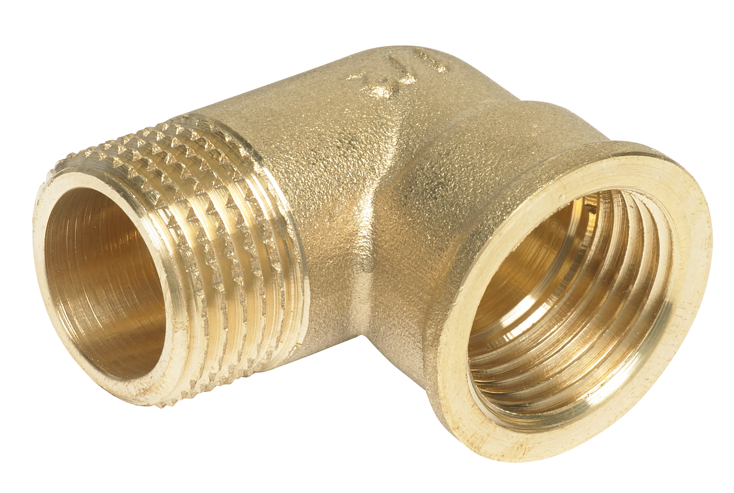 Codo de latón 90º m1/2 - h1/2 r-r
