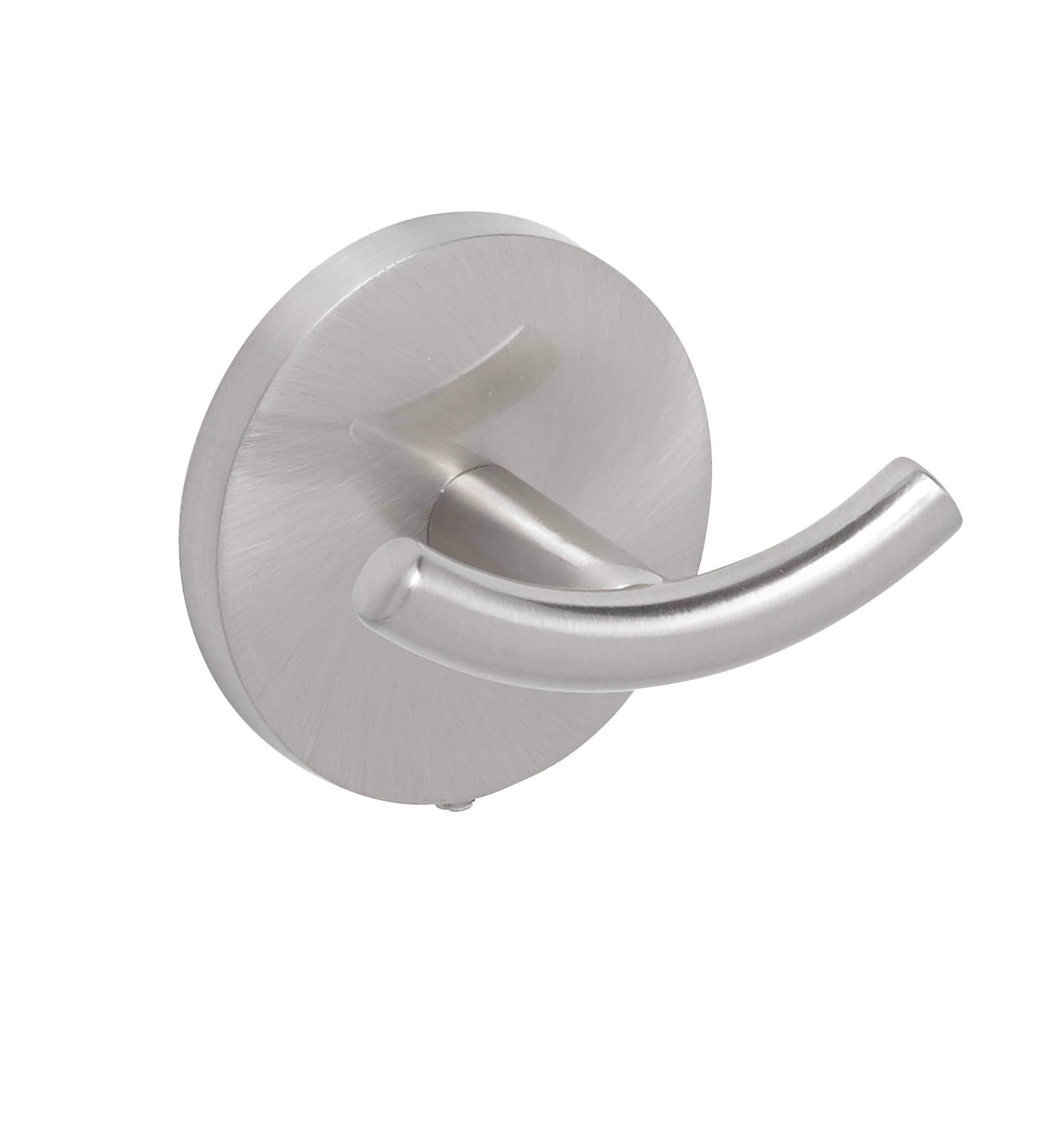 Percha/perchero suite zamak gris con 2 ganchos