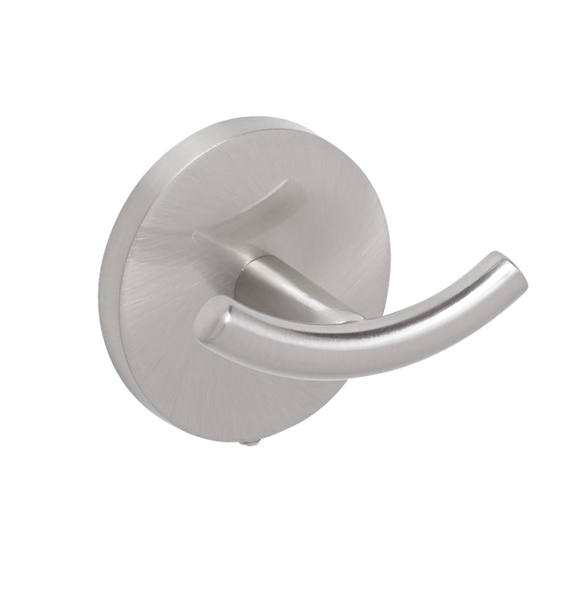 Percha/perchero Suite zamak gris  con 2 ganchos