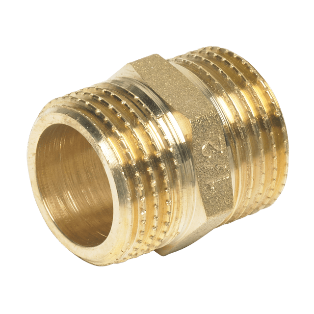 Machón de latón M 1/2 - M1/2 R-R