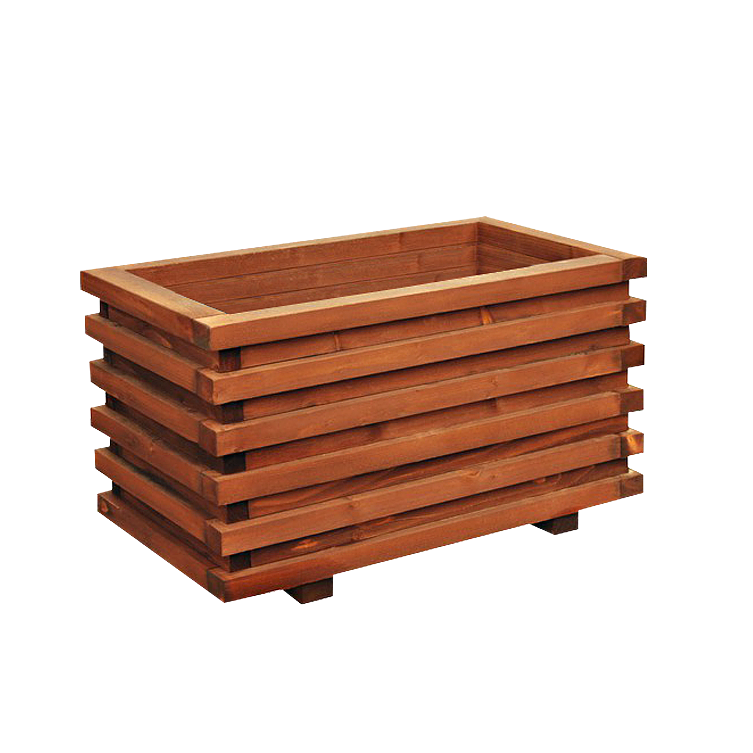 Donica duża drewniana Wien teak 59x34x33 cm Werth-Holz