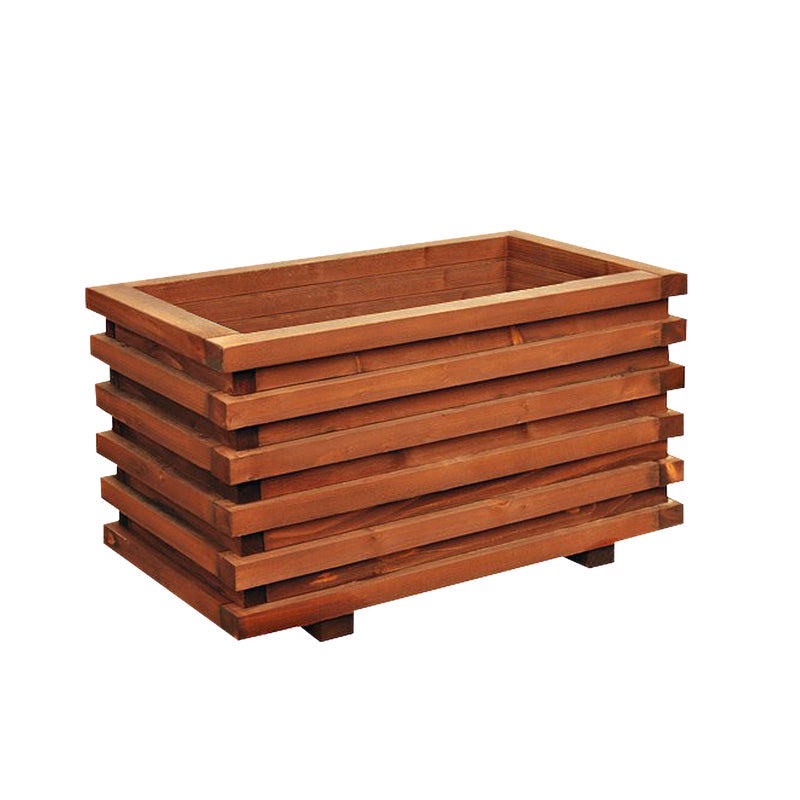 Donica duża drewniana Wien teak 59x34x33 cm Werth-Holz