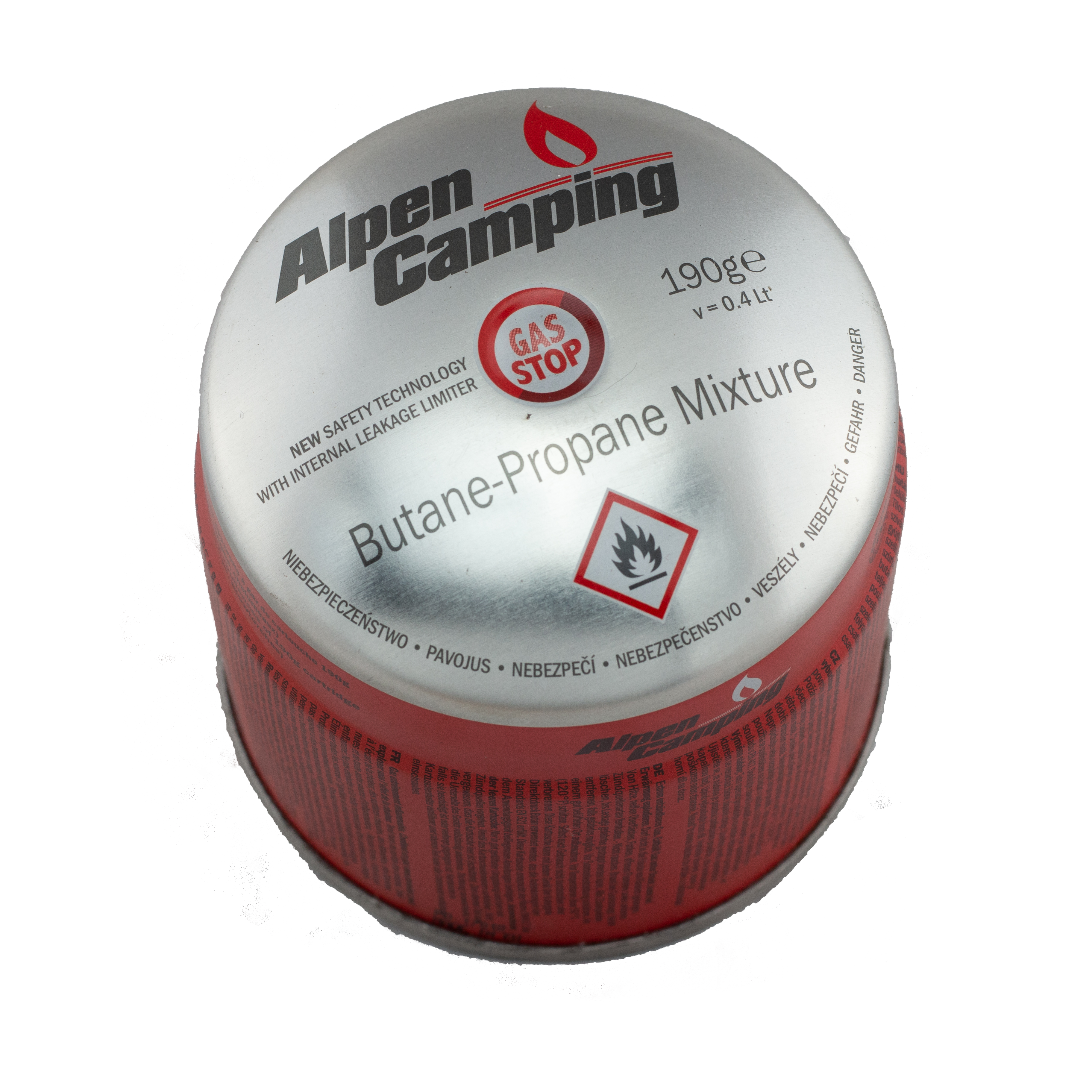Poland product data sample: Nabj z gazem 190g ALPEN CAMPING