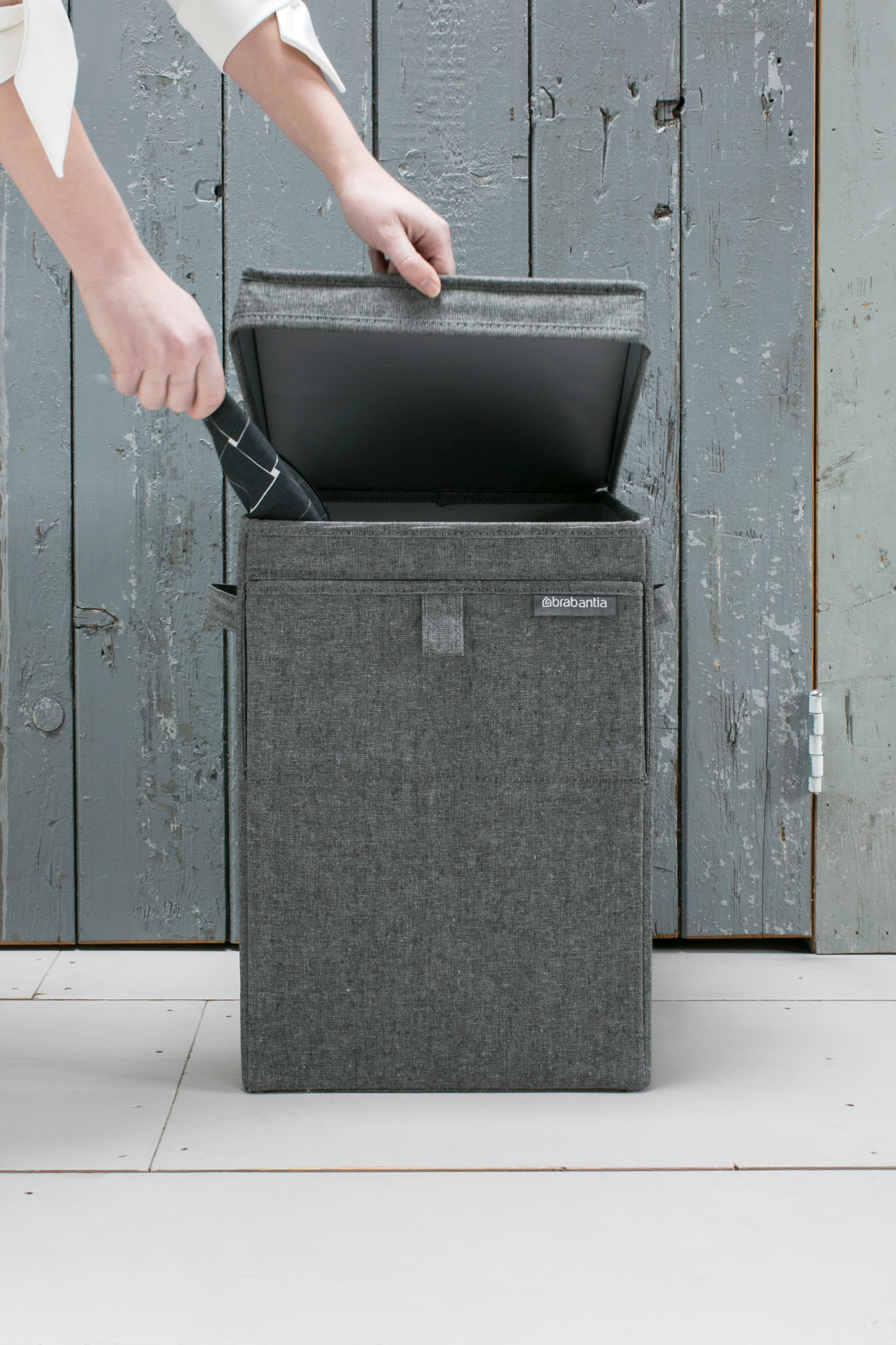 Cesto para roupa preto 35 L 32x37x44,5 cm Brabantia - 13