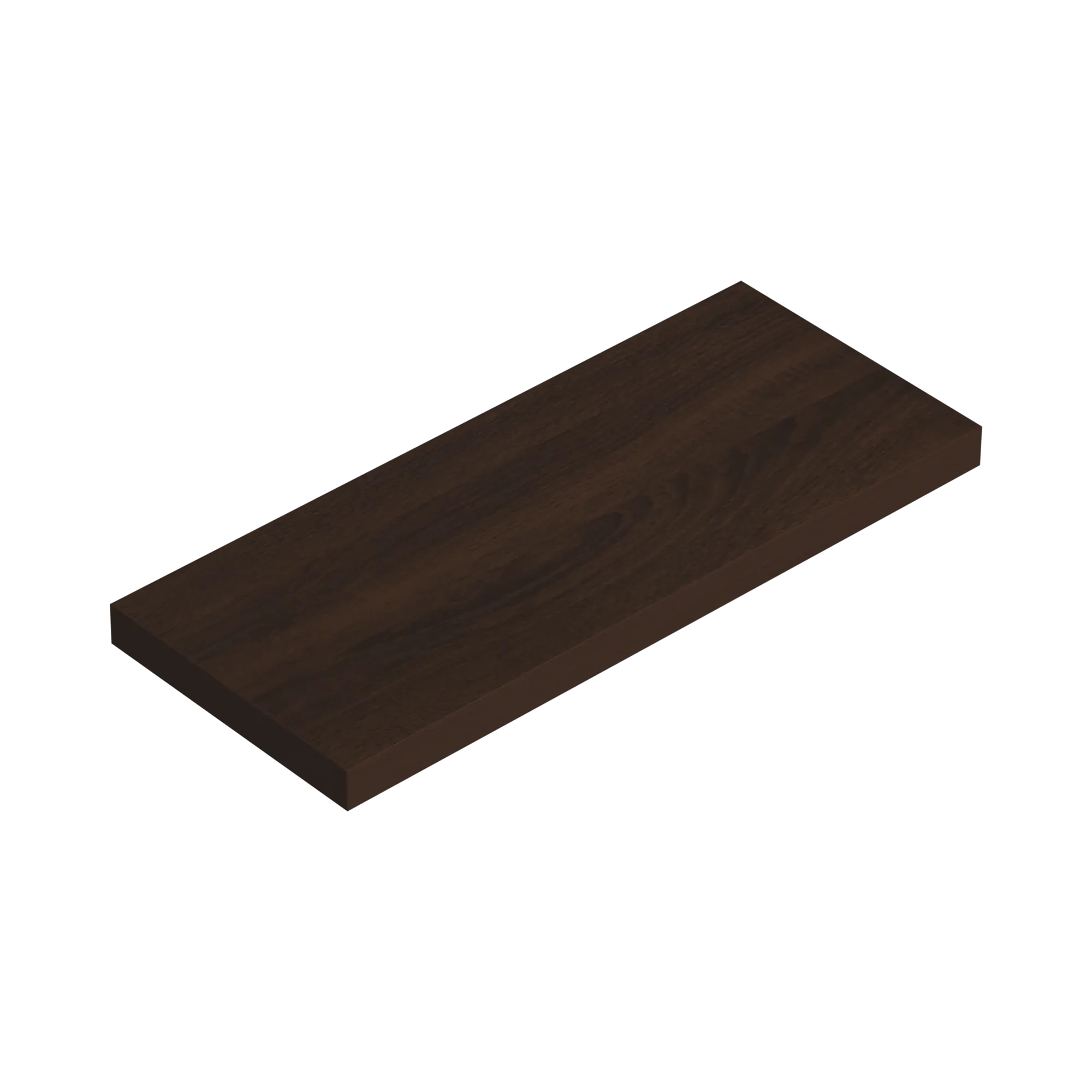 Półka ścienna samowisząca komorowa wenge 3.8x23.5x59.5 cm velano