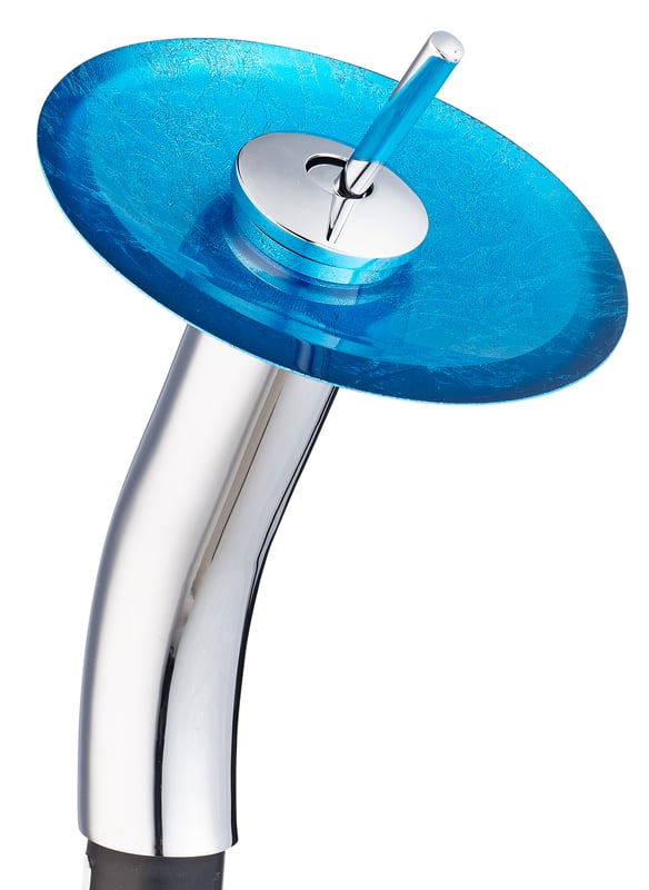 Bateria umywalkowa chrom wysoka 35 cm Lum Evg Trade