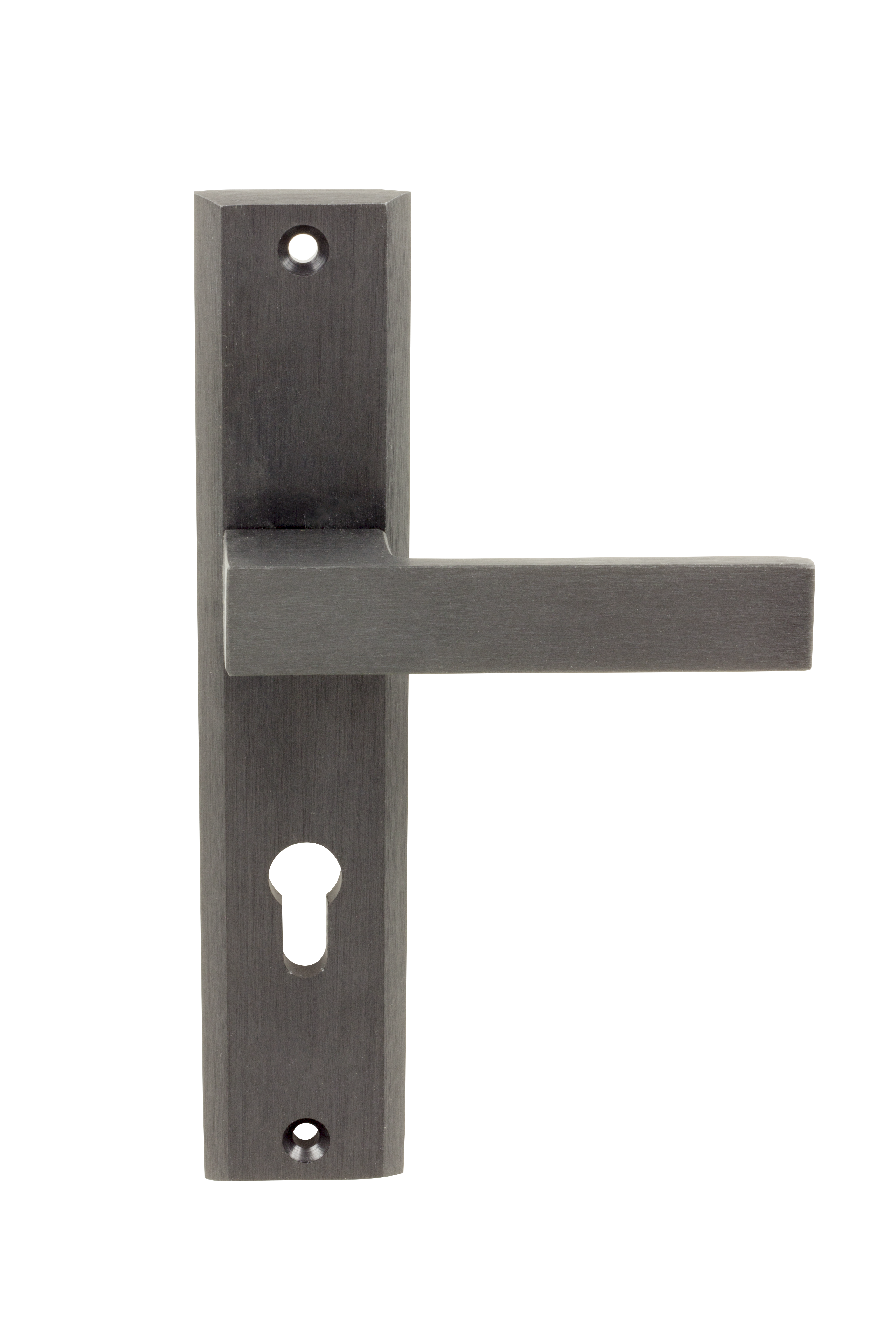 Klamka do drzwi zewnętrznych Shark 72 mm czarna Domino