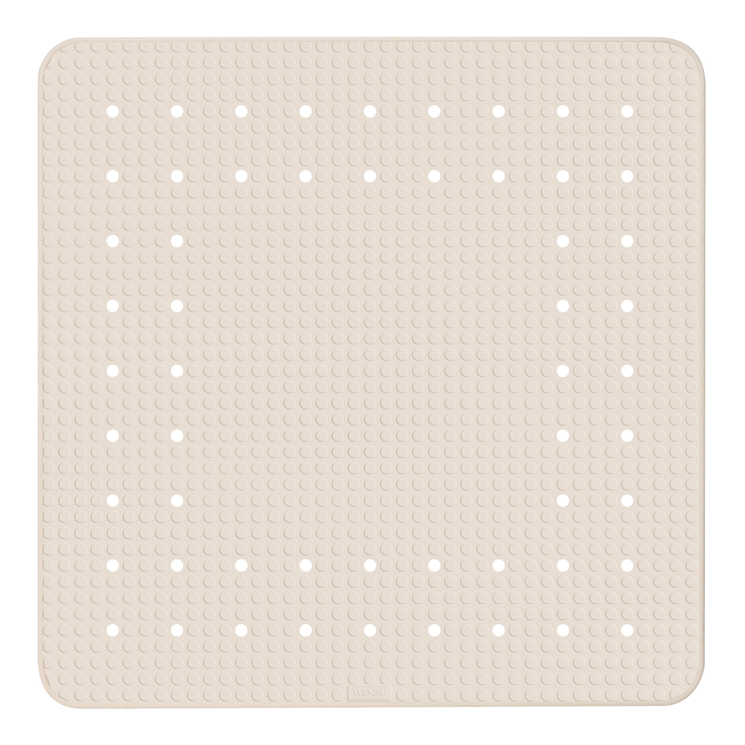 Alfombra antideslizante mirasol beige 54x54 cm