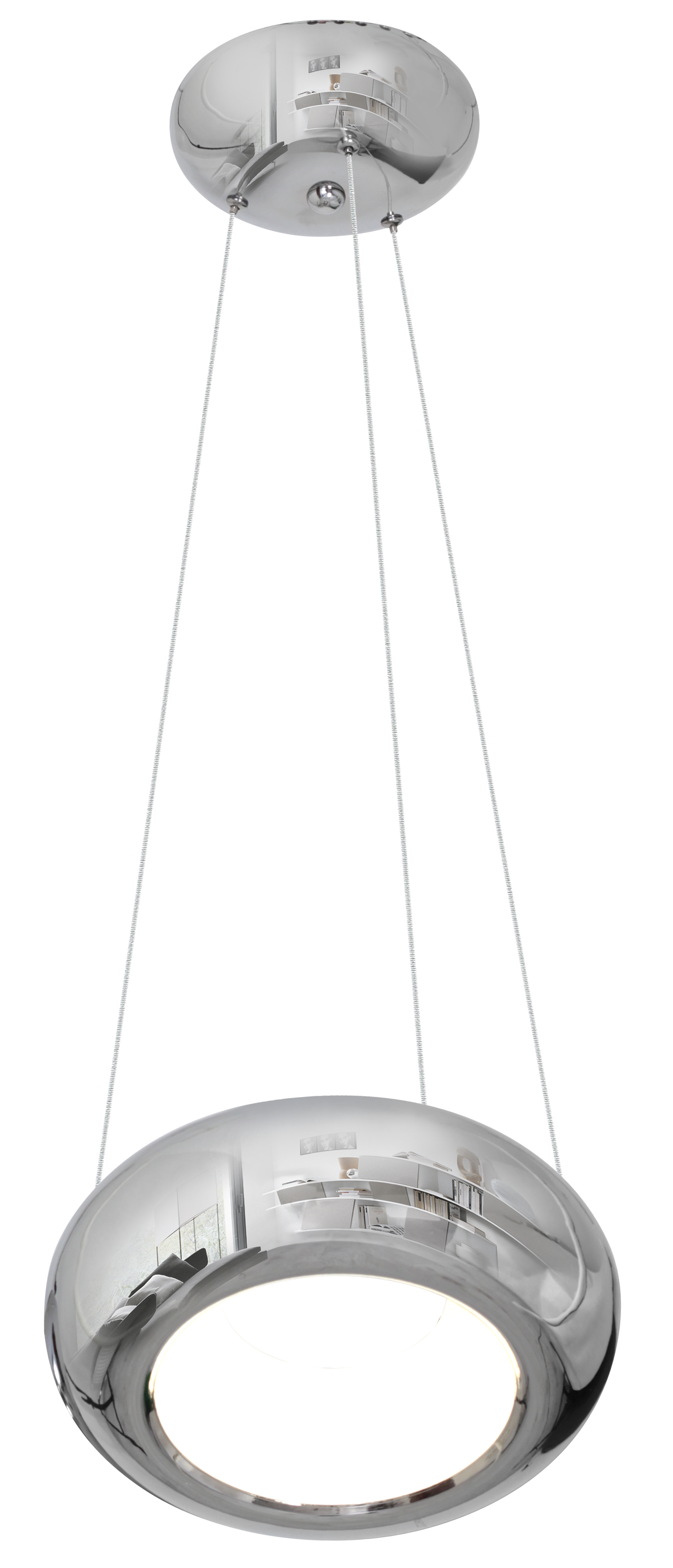 Lampa wisząca Mercurio chrom LED Eko-Light