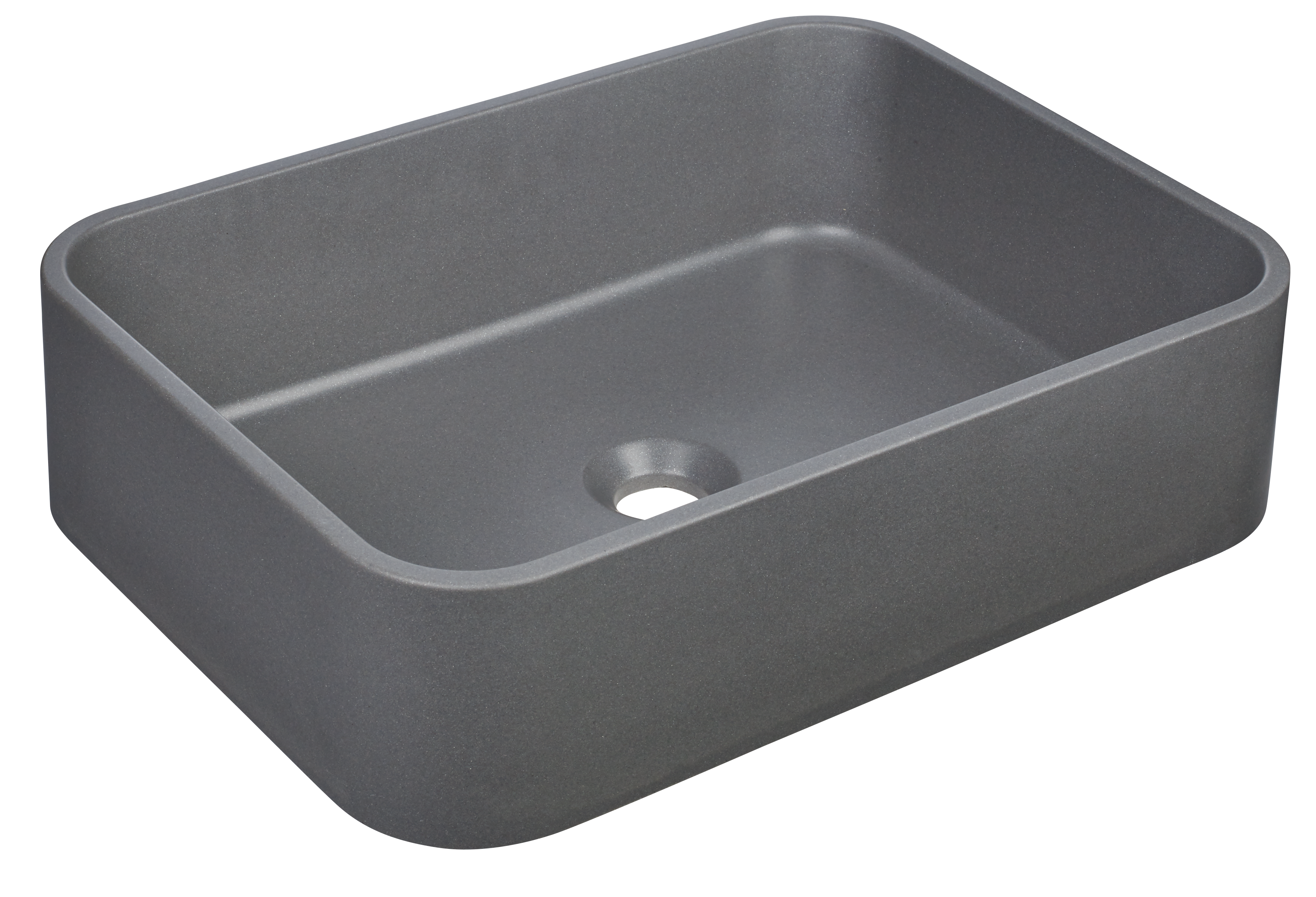 Umywalka konglomeratowa nablatowa Cres Monlight Grey 50 x 37 Axis Group