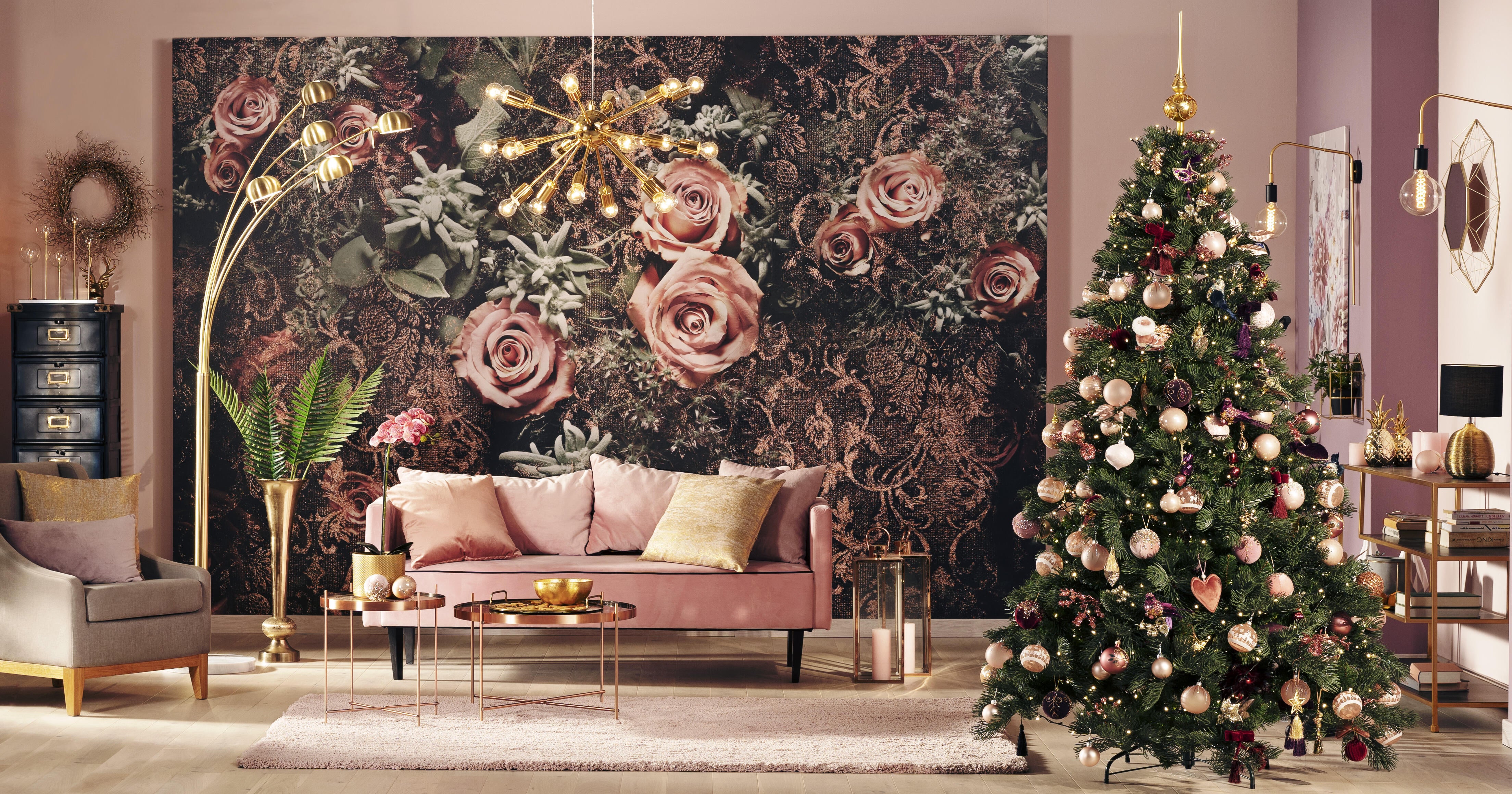 Poduszka Marble złota 45 x 45 cm Inspire - 15