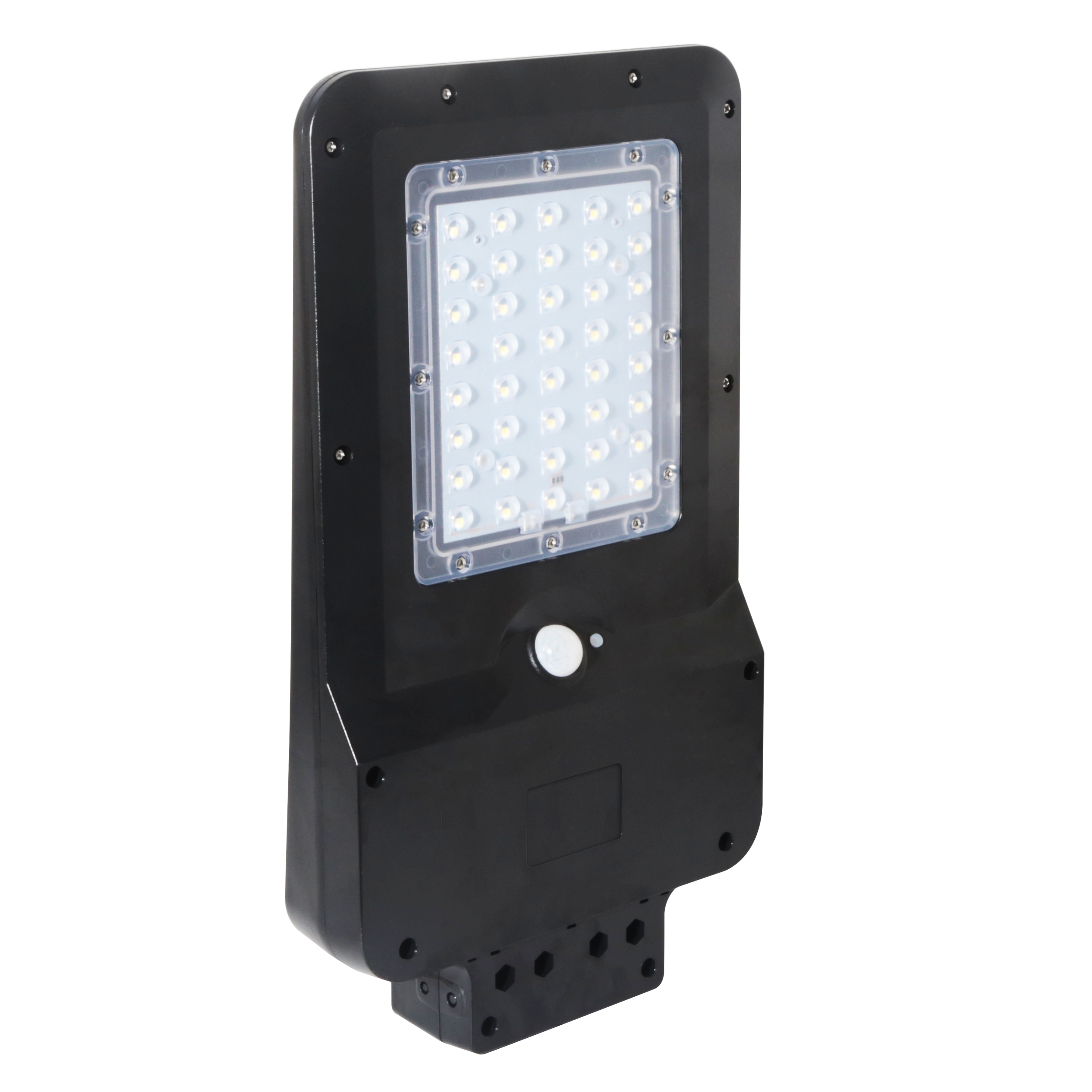 Lampa solarna STREET IP65 czarna EKO-LIGHT
