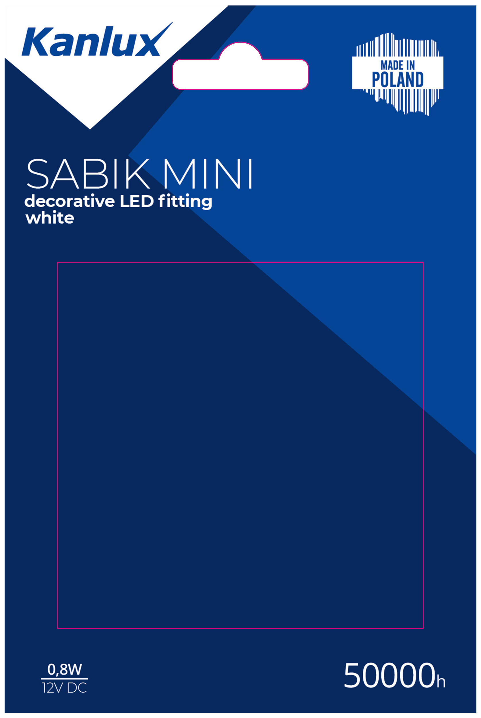 Oprawa schodowa SABIK czarna kwadratowa LED KANLUX - 3